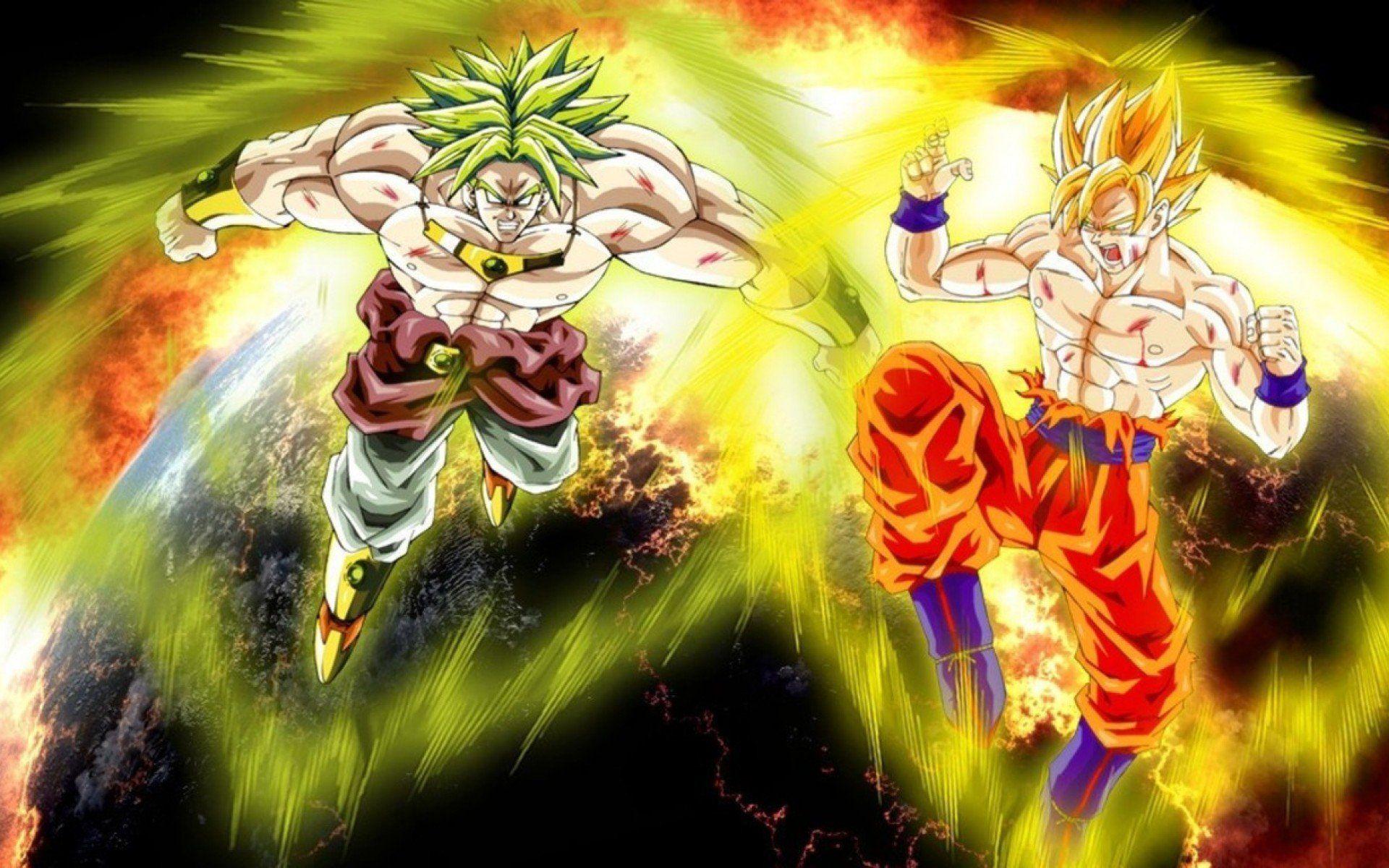 Goku Vs Broly Wallpapers Wallpaper Cave