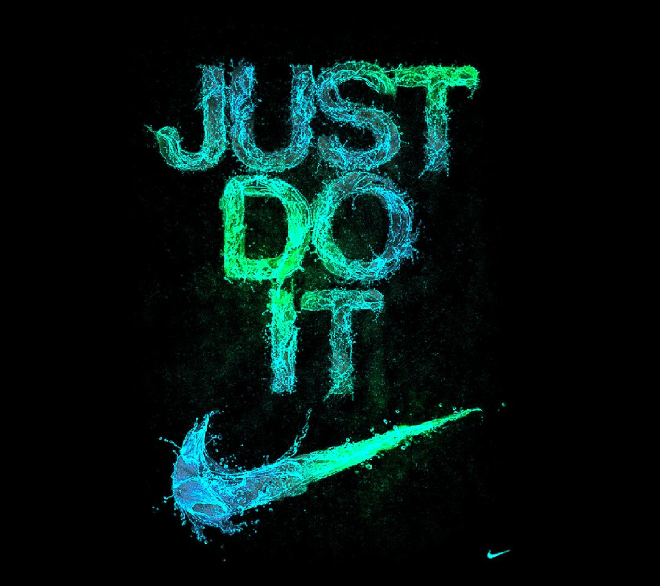 Nike Logo Wallpapers Neon Wallpaper Cave