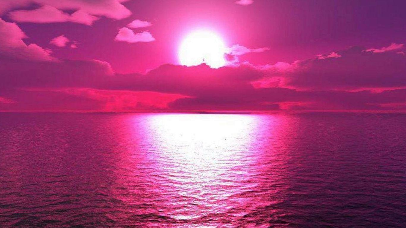 Pink Sunset Wallpapers Desktop Wallpaper Cave