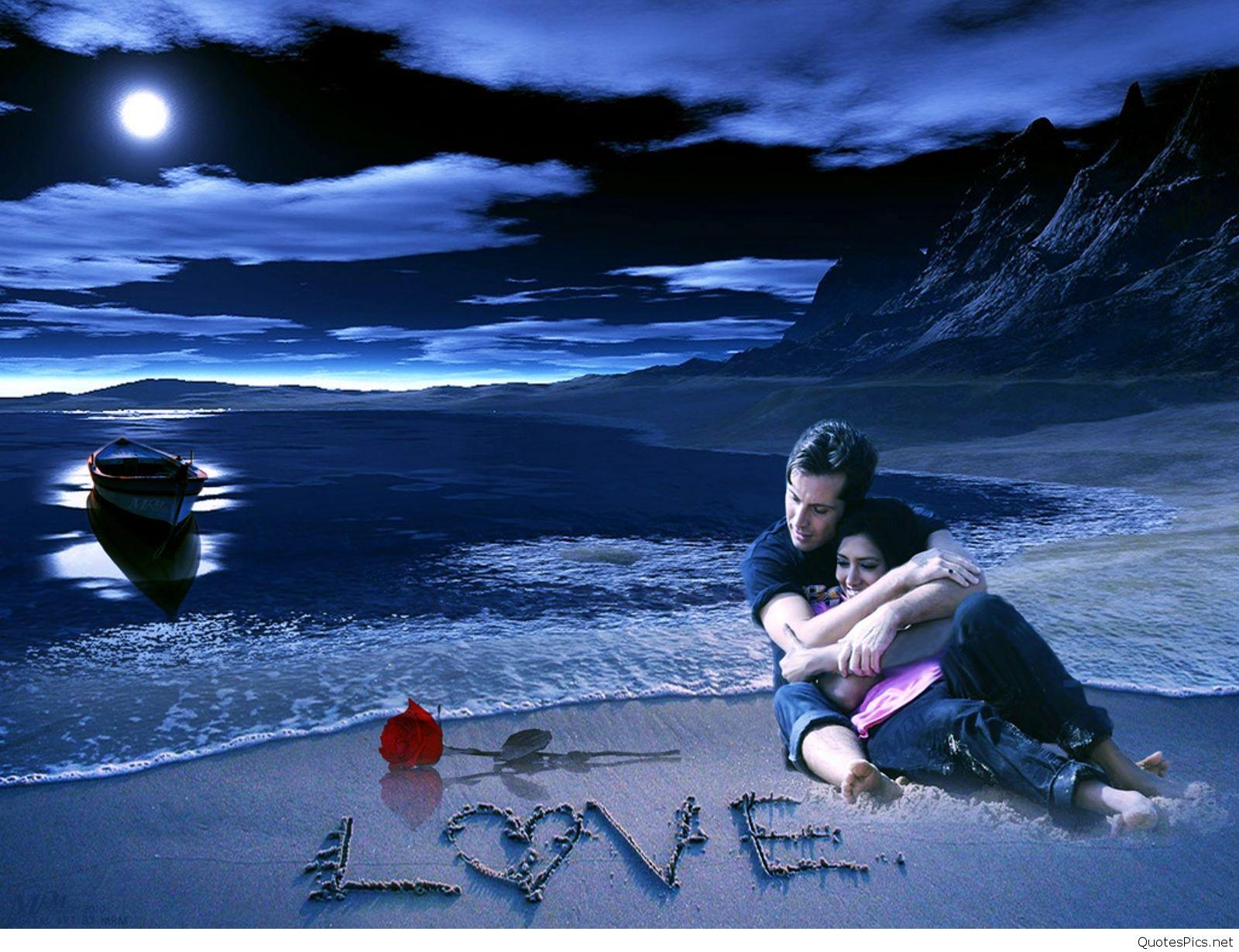 3D Hd Wallpapers Love Couple Merteberte