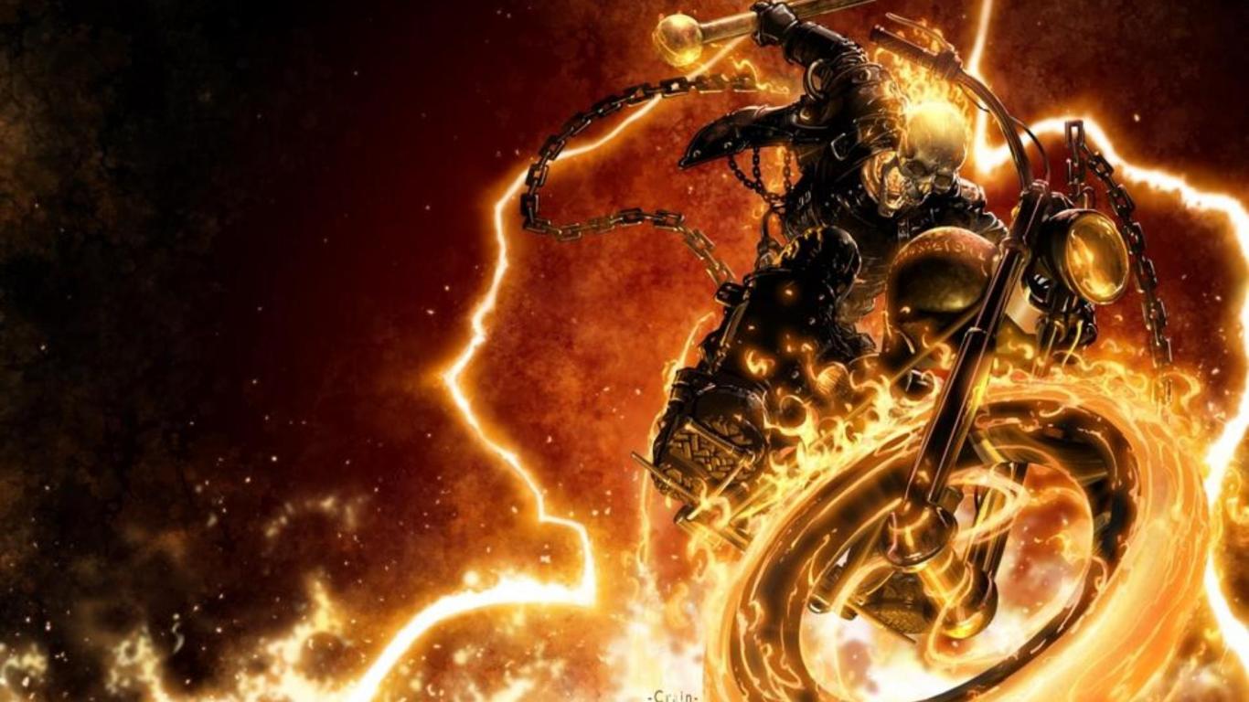 Ghost Rider 2 Blue Flame Wallpapers Wallpaper Cave