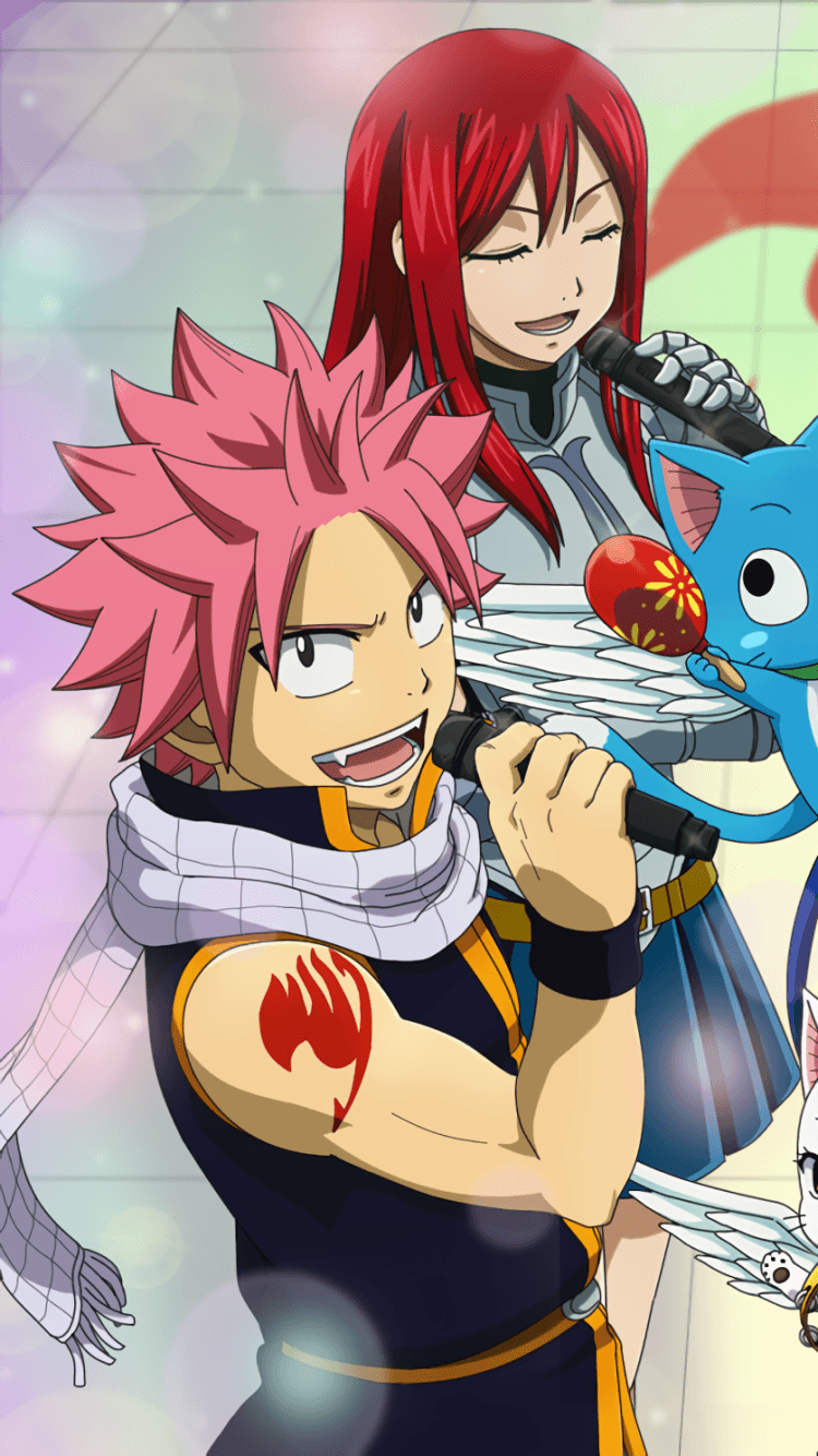 Fairy Tail Natsu And Happy Wallpapers Wallpaper Cave