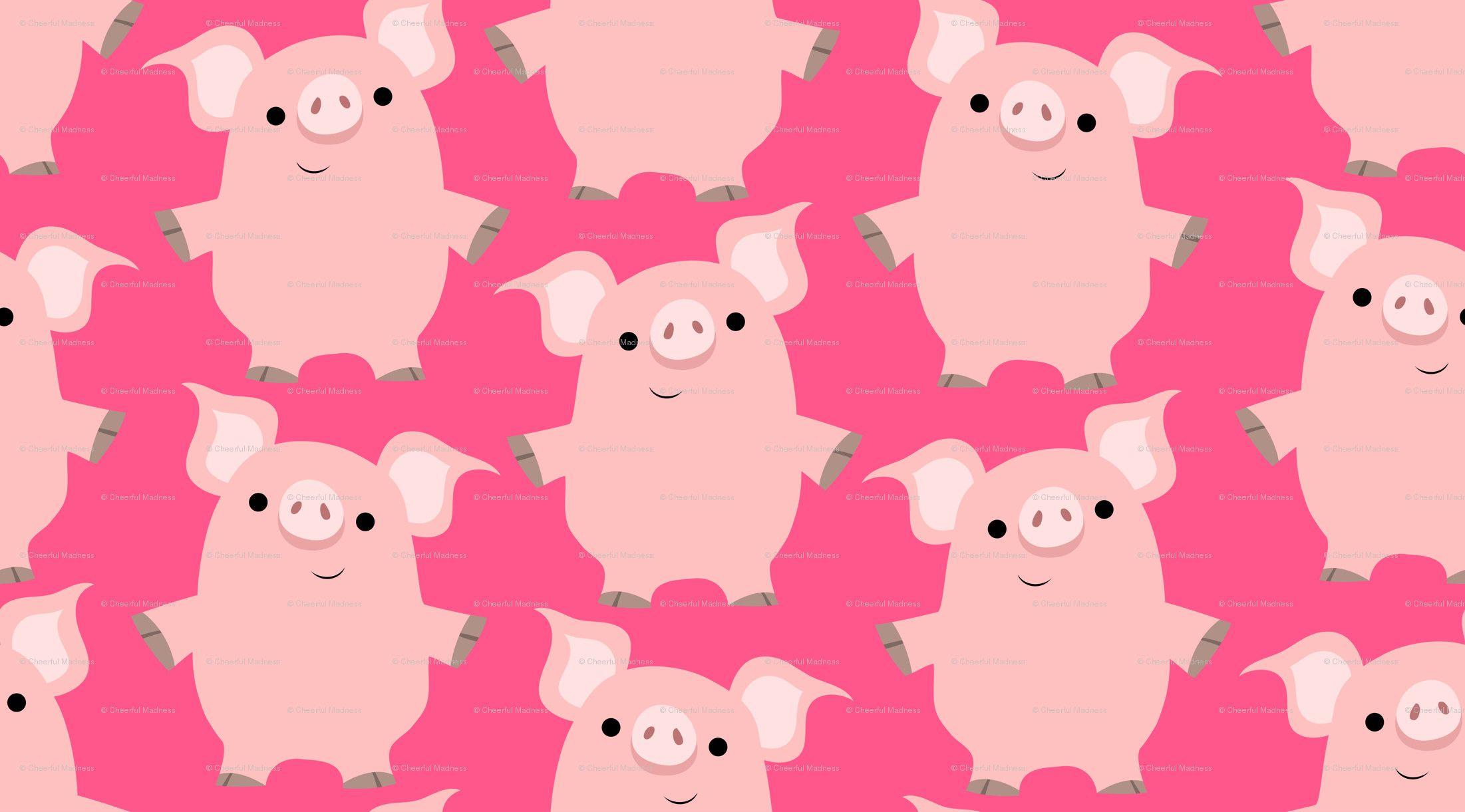 Cute Piggy Wallpapers Wallpaper Cave