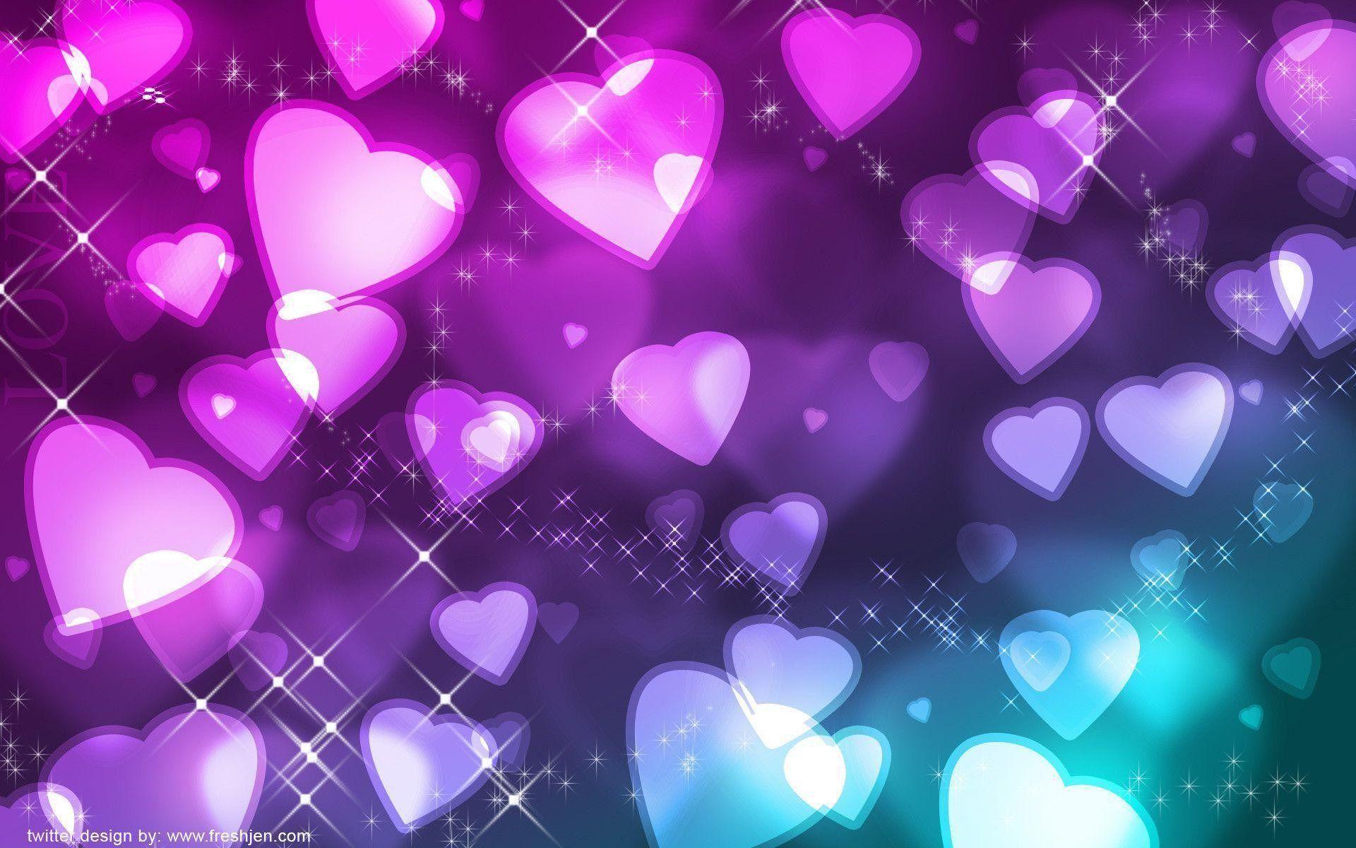 Rainbow Heart Backgrounds Wallpaper Cave