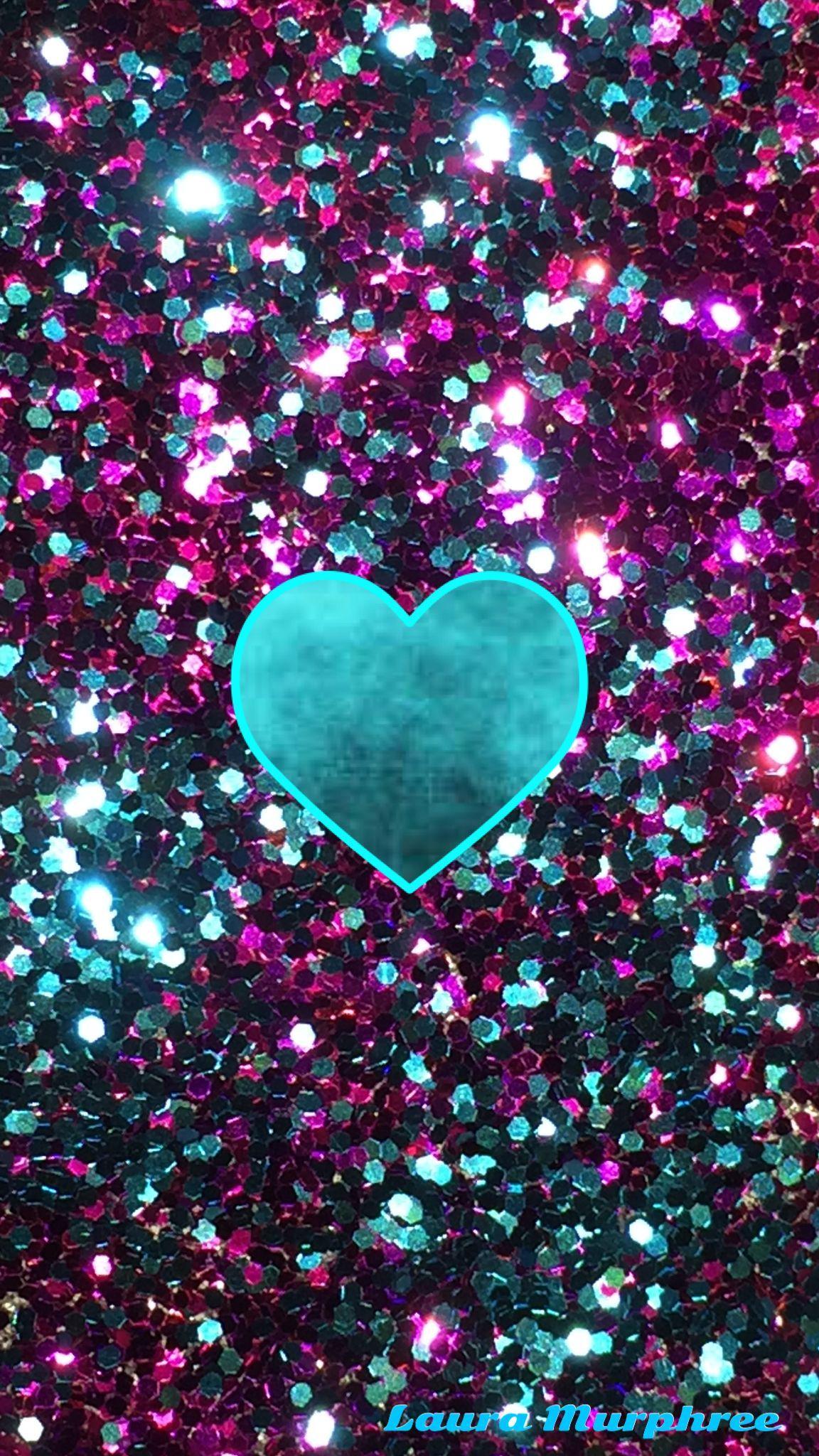Purple Glitter Hearts Wallpapers Wallpaper Cave
