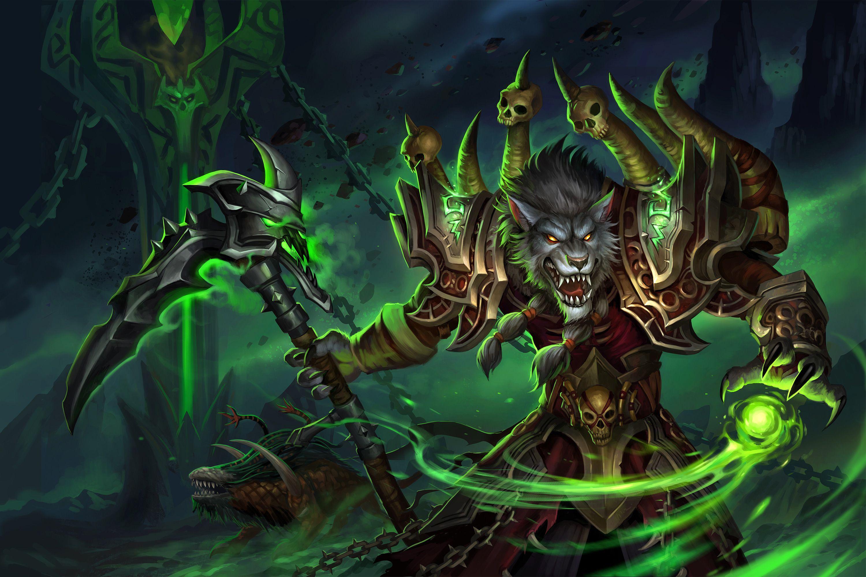 World Of Warcraft Warlock Wallpapers Wallpaper Cave