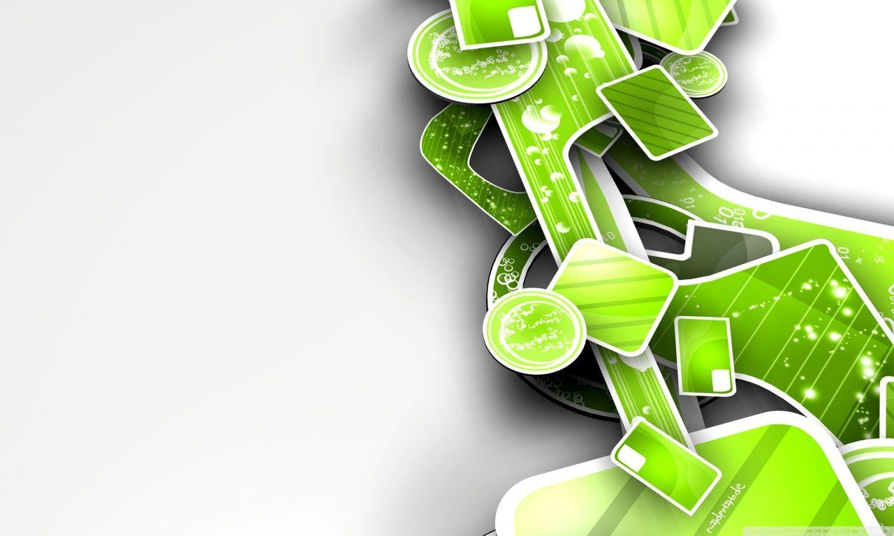 Green White Wallpapers Wallpaper Cave