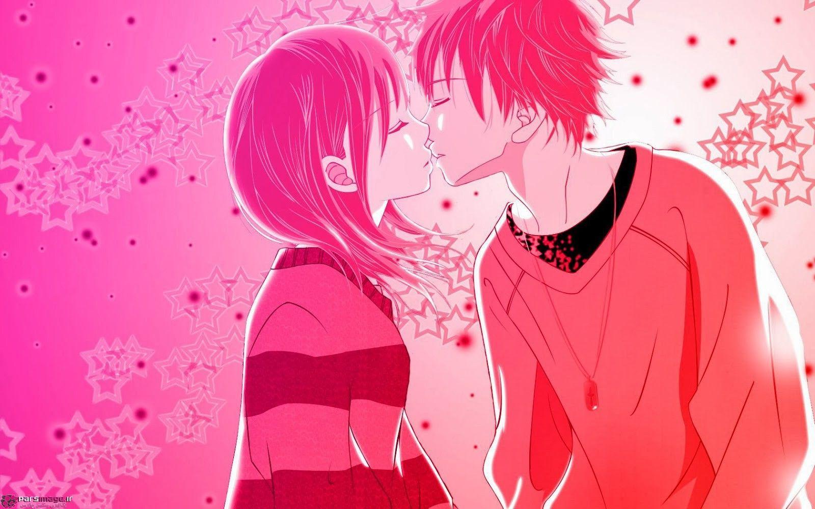 Boy And Girl Anime Kissing Wallpapers Wallpaper Cave