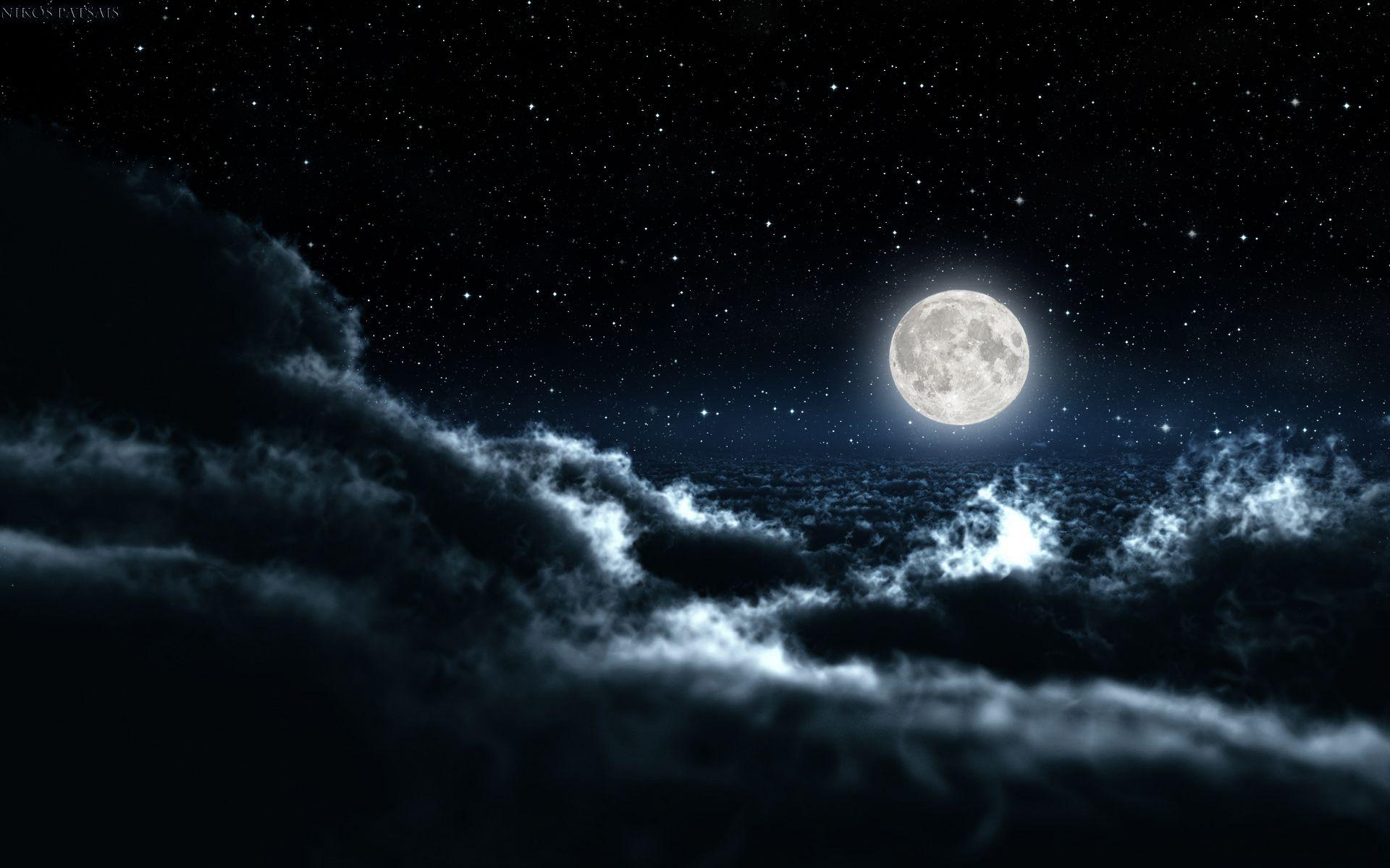 Dark Night Sky Backgrounds Wallpaper Cave