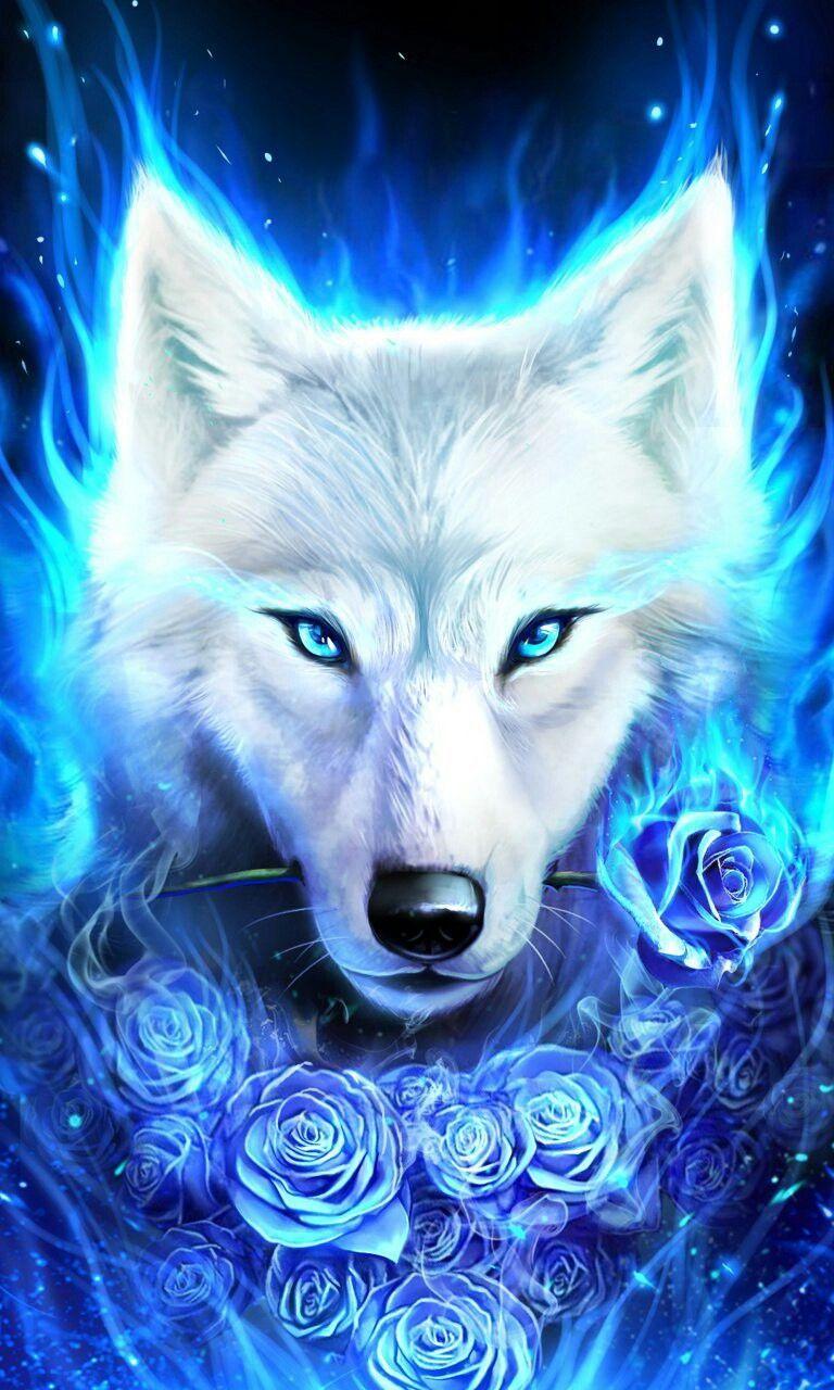 Ice Wolf Wallpapers Wallpaper Cave