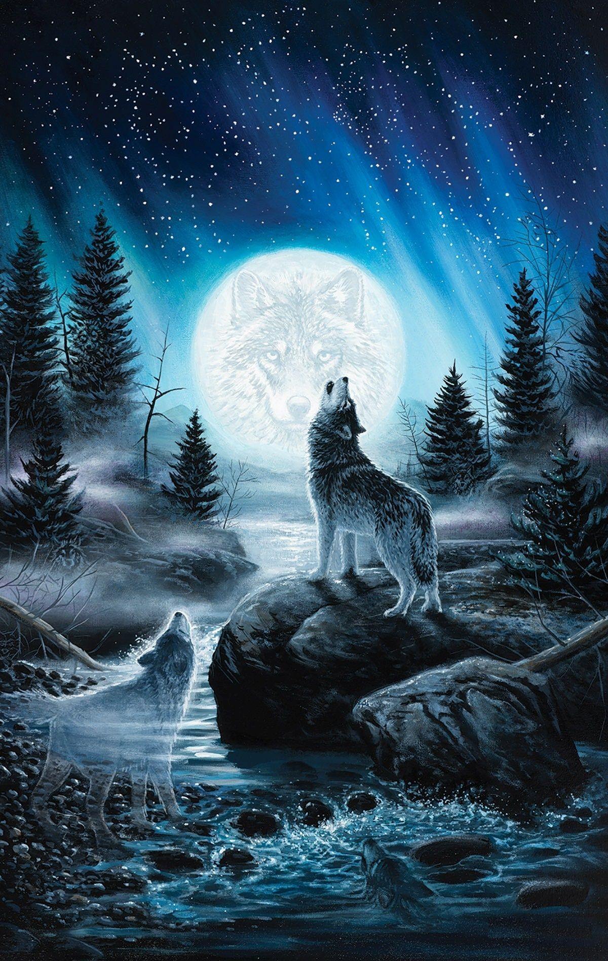 Ice Wolf Wallpapers Wallpaper Cave