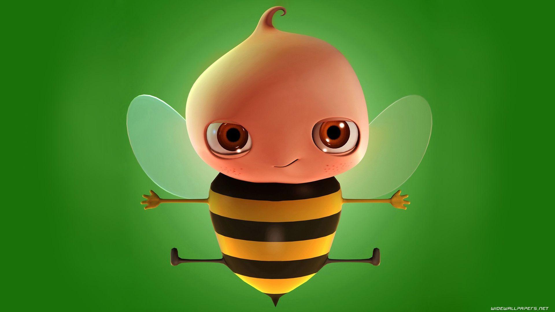 Cute Bee Wallpapers Wallpaper Cave