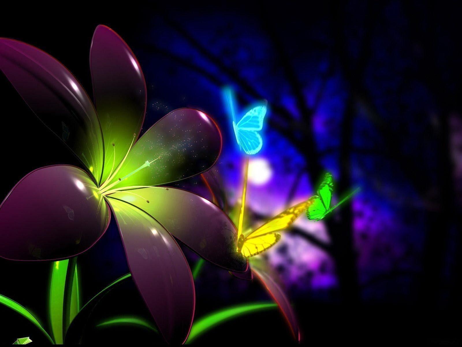 Night Butterfly Wallpapers Wallpaper Cave