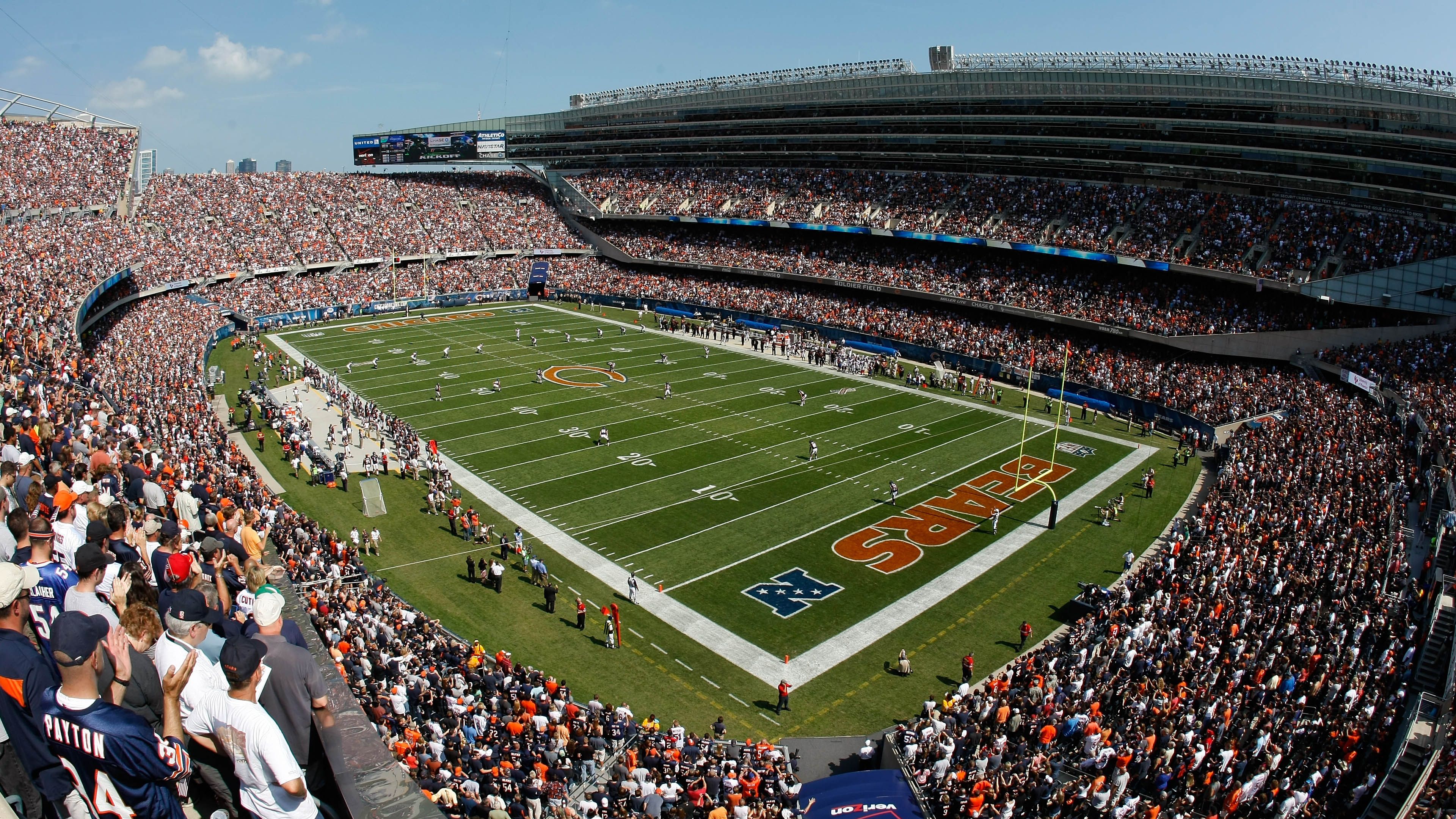 Chicago Bears Soldier Field Wallpapers Wallpaper Cave