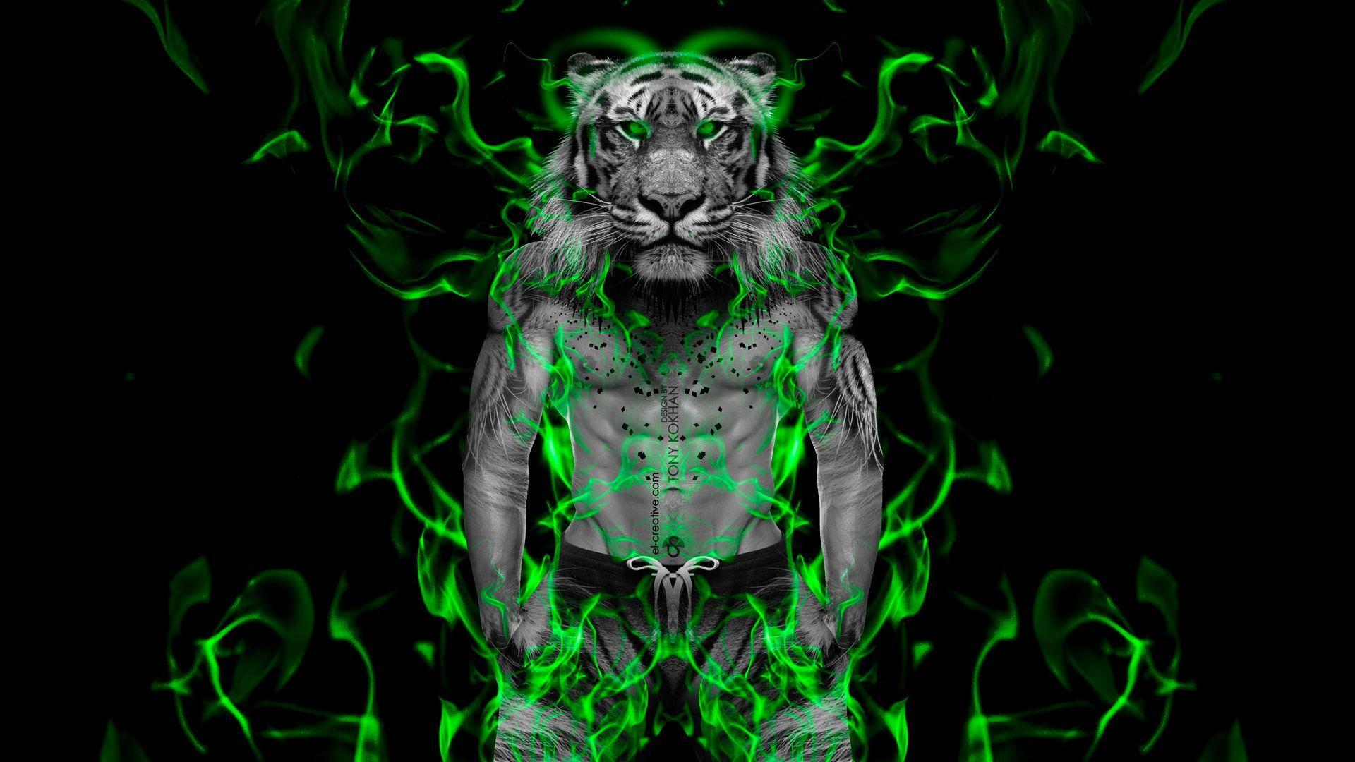 Green Tiger Wallpapers Wallpaper Cave