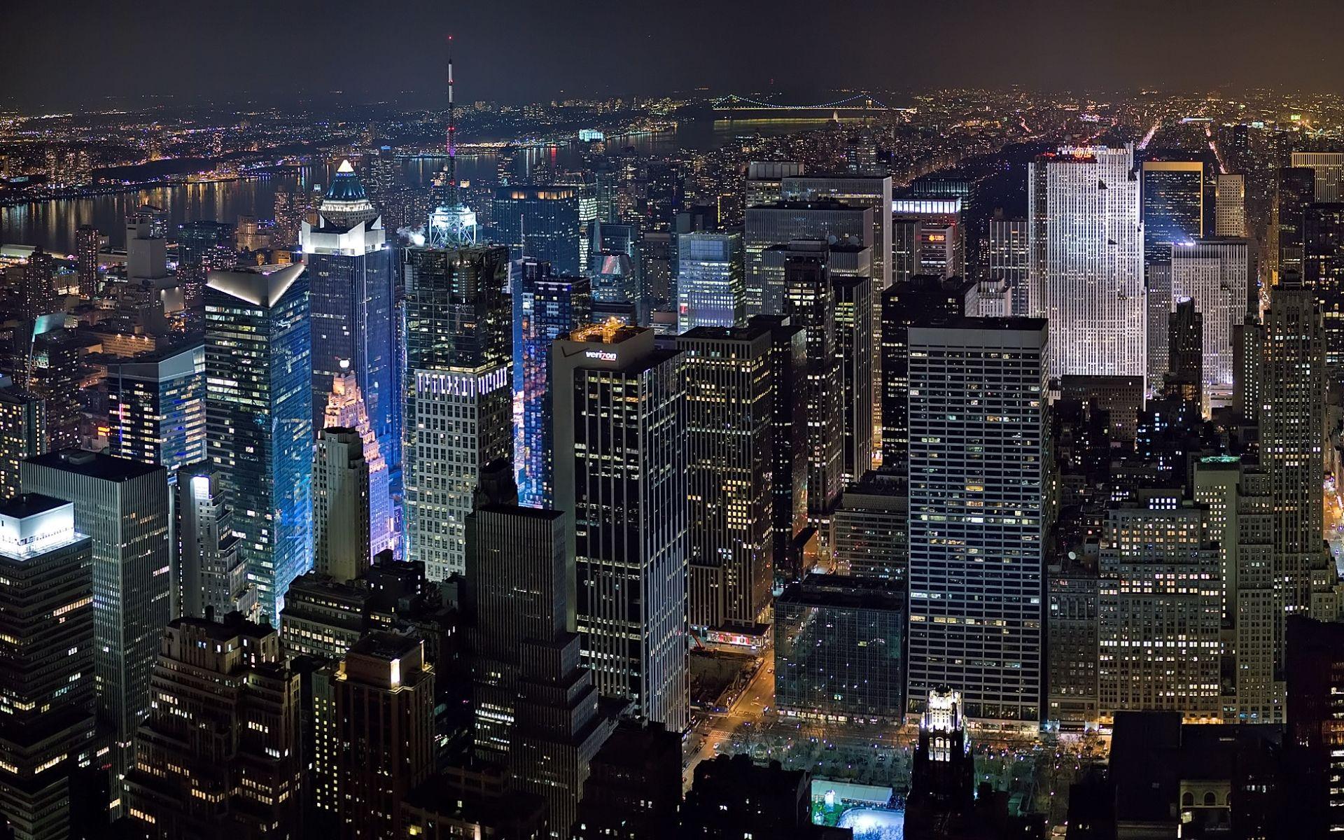 New York City Wallpapers At Night Wallpaper Cave