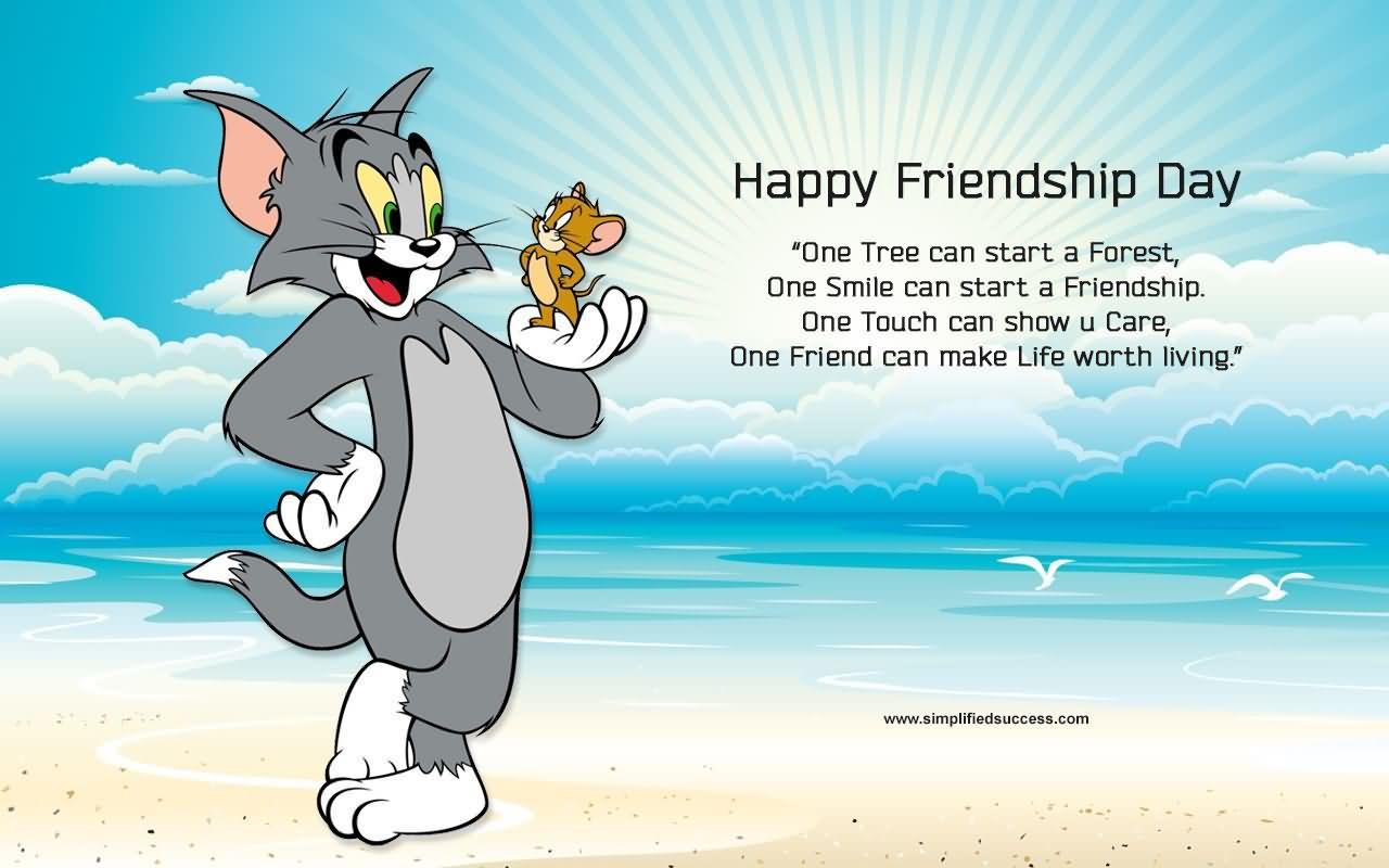 Tom And Jerry Wallpapers Of Happy Friendship Day Wallpaper Cave