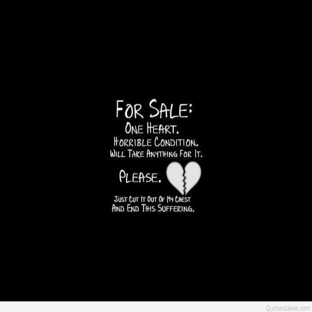 Heart Break Wallpapers With Quotes Wallpaper Cave
