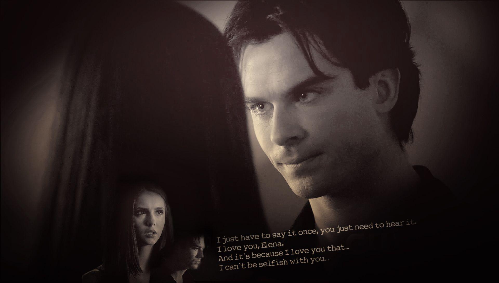 Damon And Elena Quotes
