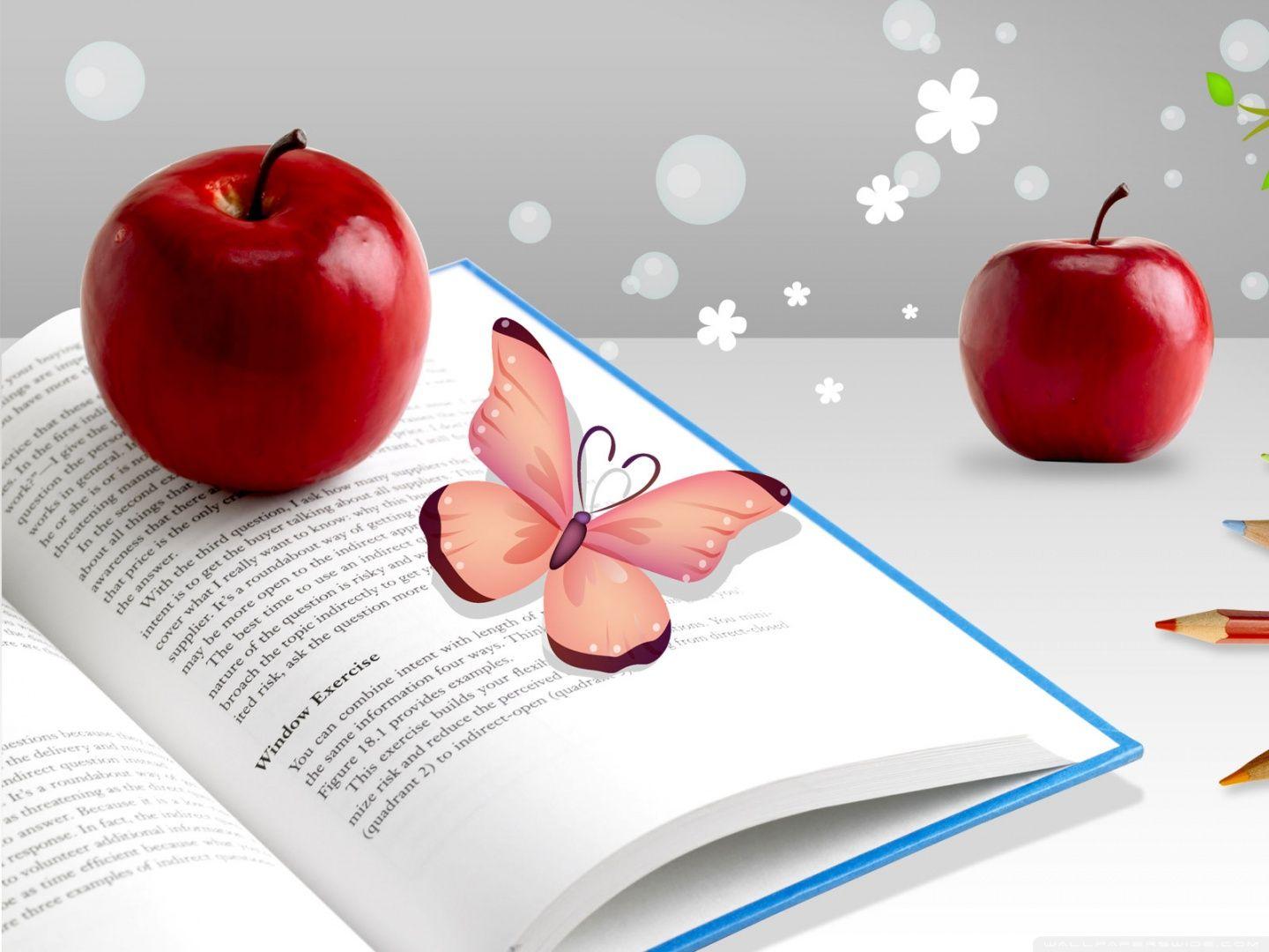 Apple Red 4k Wallpaper