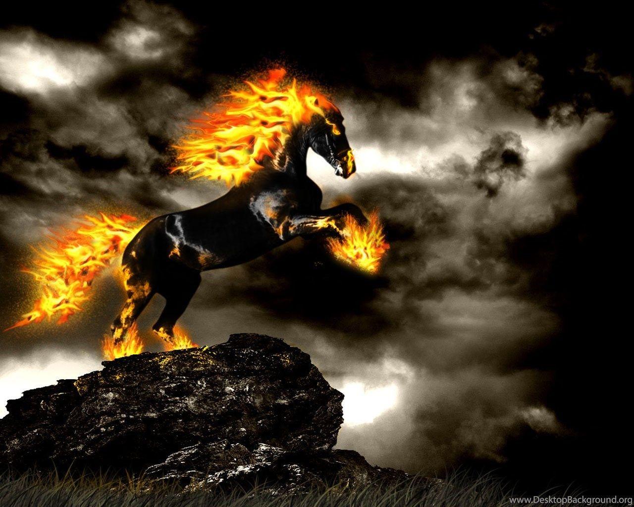 Fire Horse Wallpapers HD Wallpaper Cave