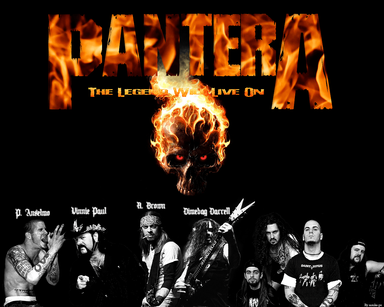 Pantera Logo Wallpapers Wallpaper Cave