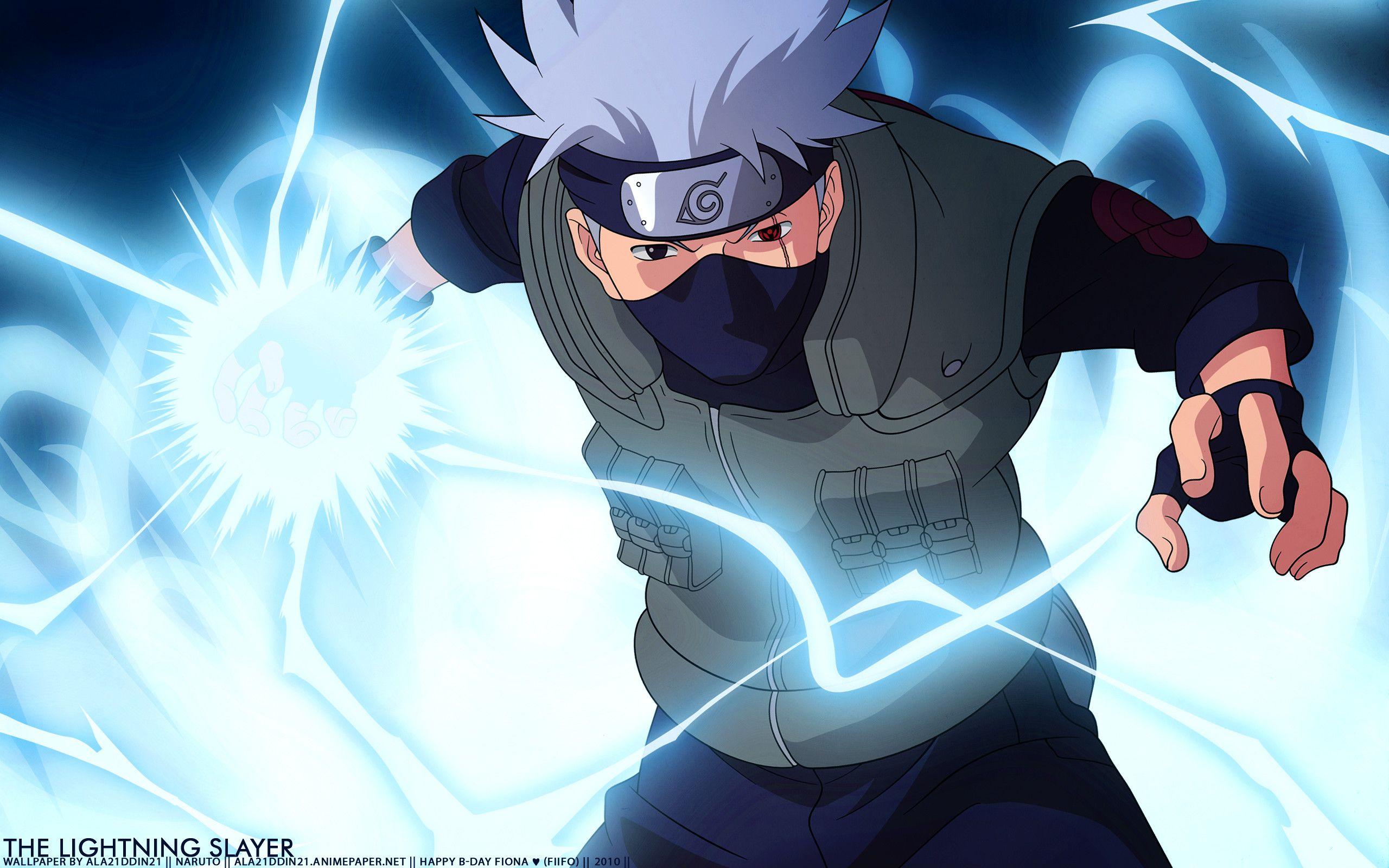 Kakashi Hatake Lightning Blade Wallpapers Wallpaper Cave