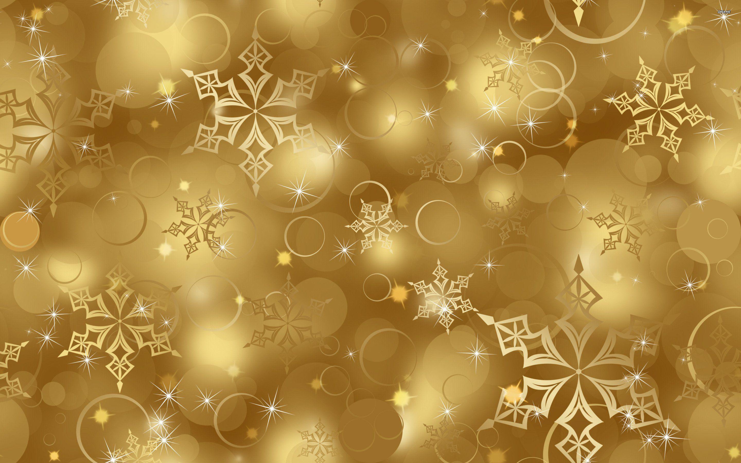 Gold Christmas Background