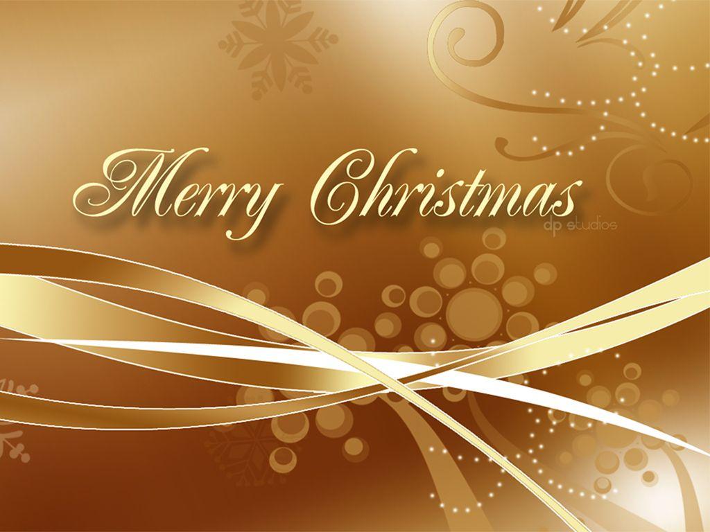 Merry Christmas Gold Wallpapers Wallpaper Cave