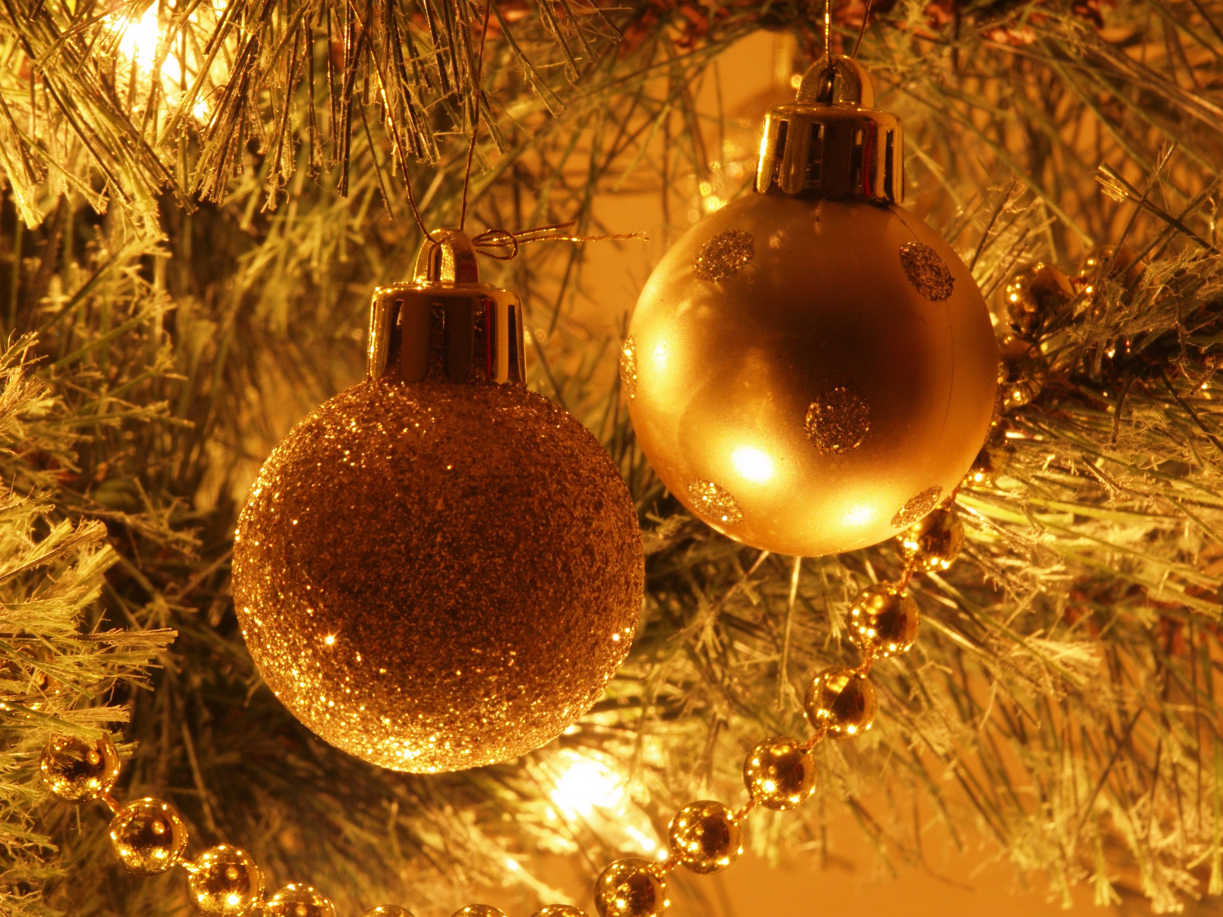 Gold Christmas Wallpapers Wallpaper Cave