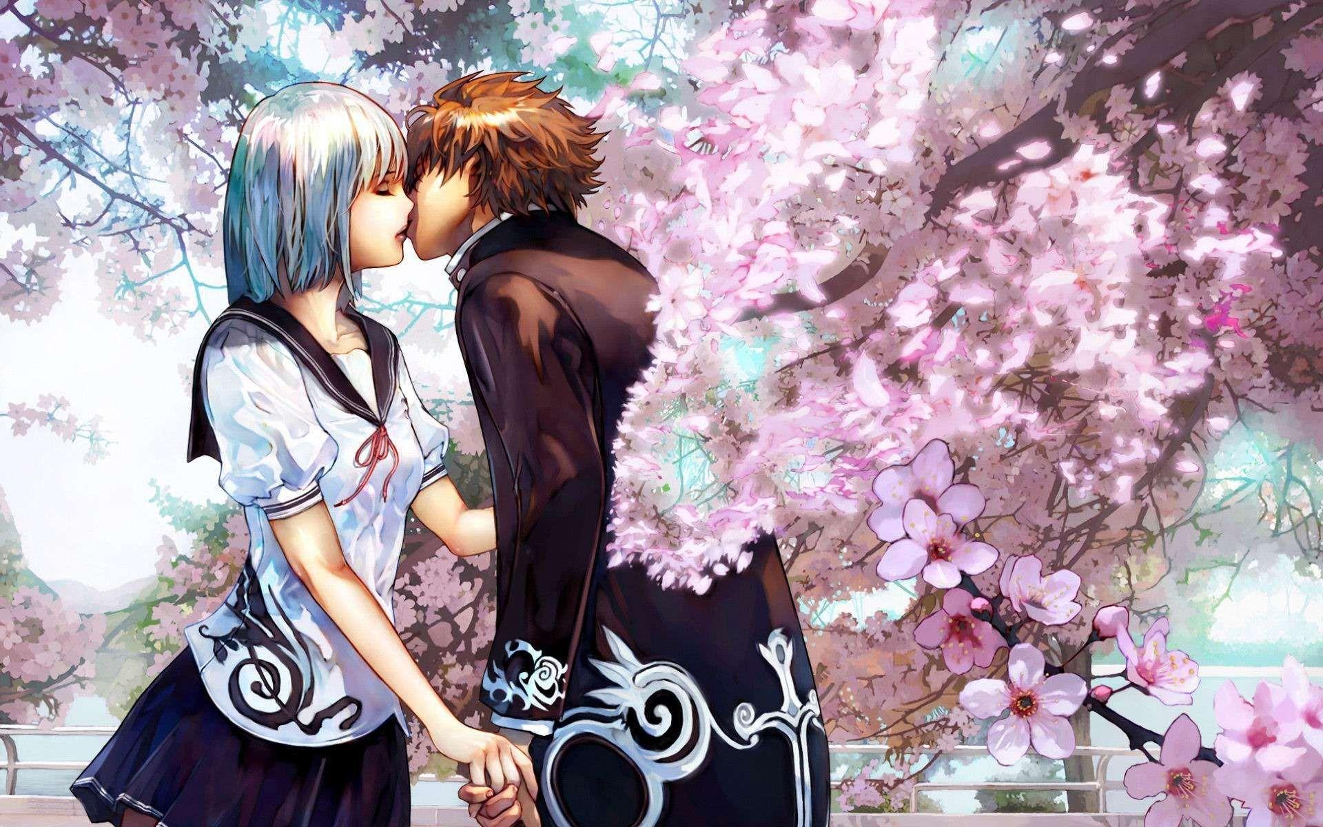 Cute Anime Couples Wallpapers Desktop Wallpaper Cave