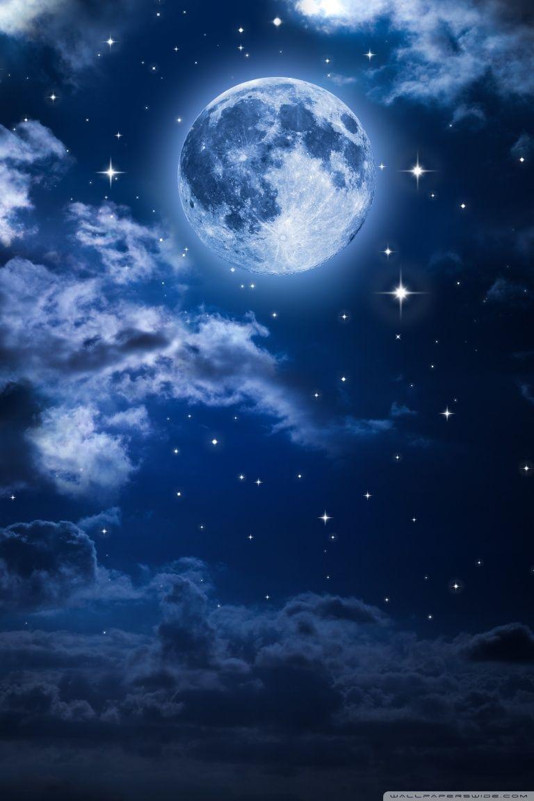 Blue Moon Wallpapers For Mobile Wallpaper Cave