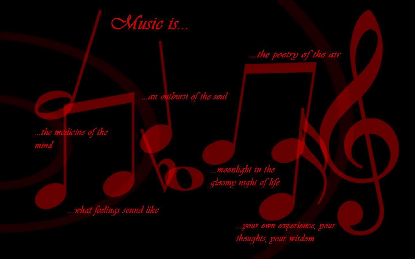 Black And Red Music Wallpapers Wallpaper Cave