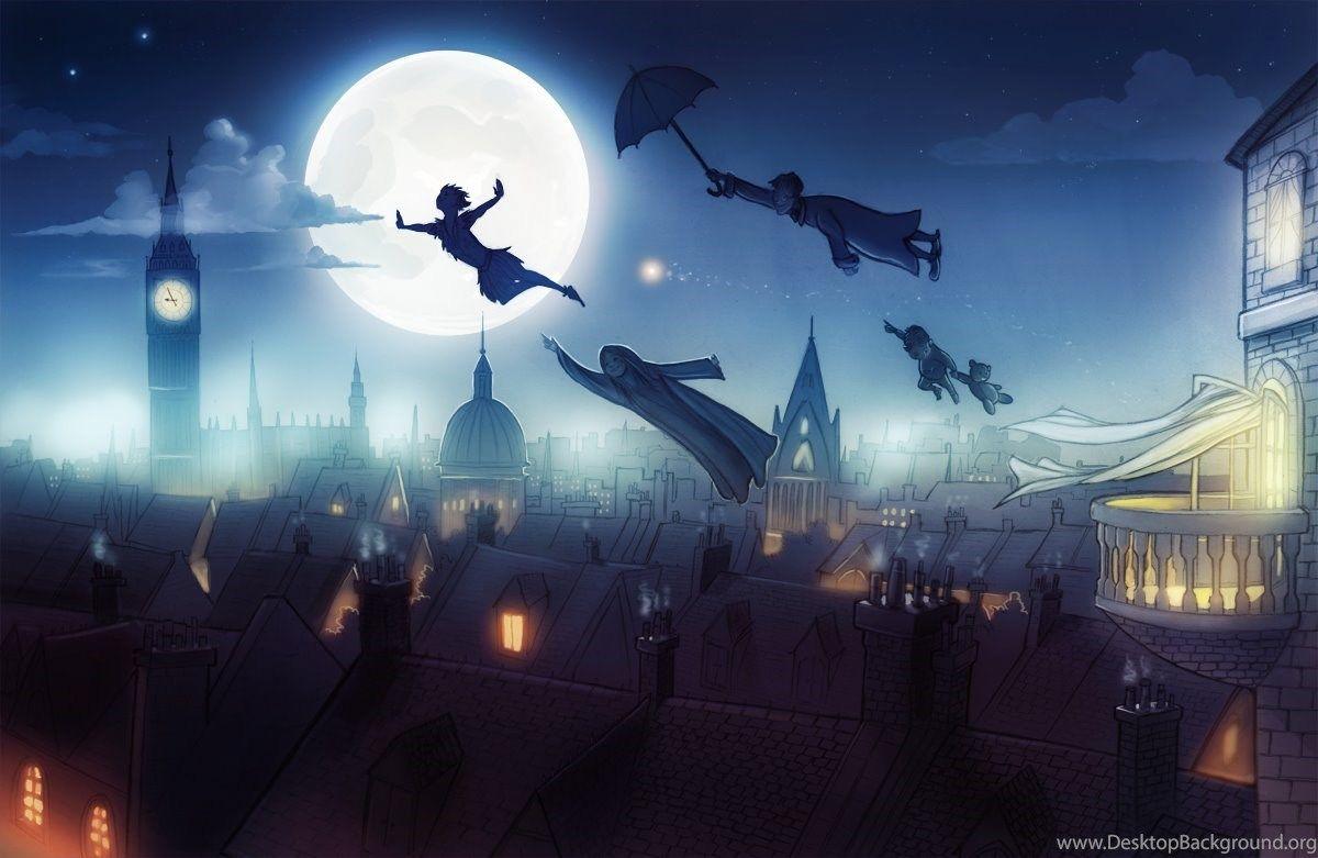 Neverland Peter Pan Wallpapers Wallpaper Cave