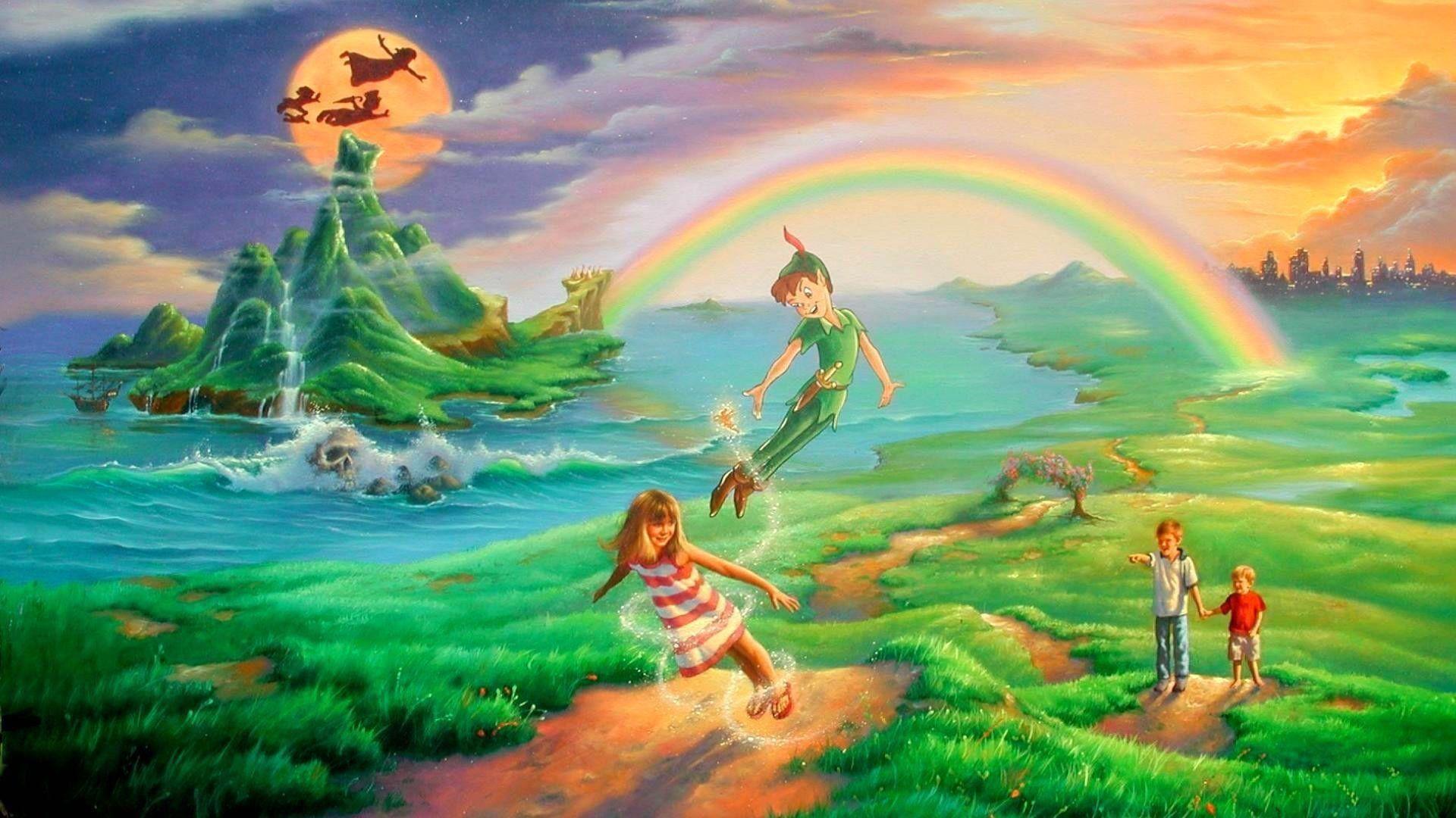 Neverland Peter Pan Wallpapers Wallpaper Cave