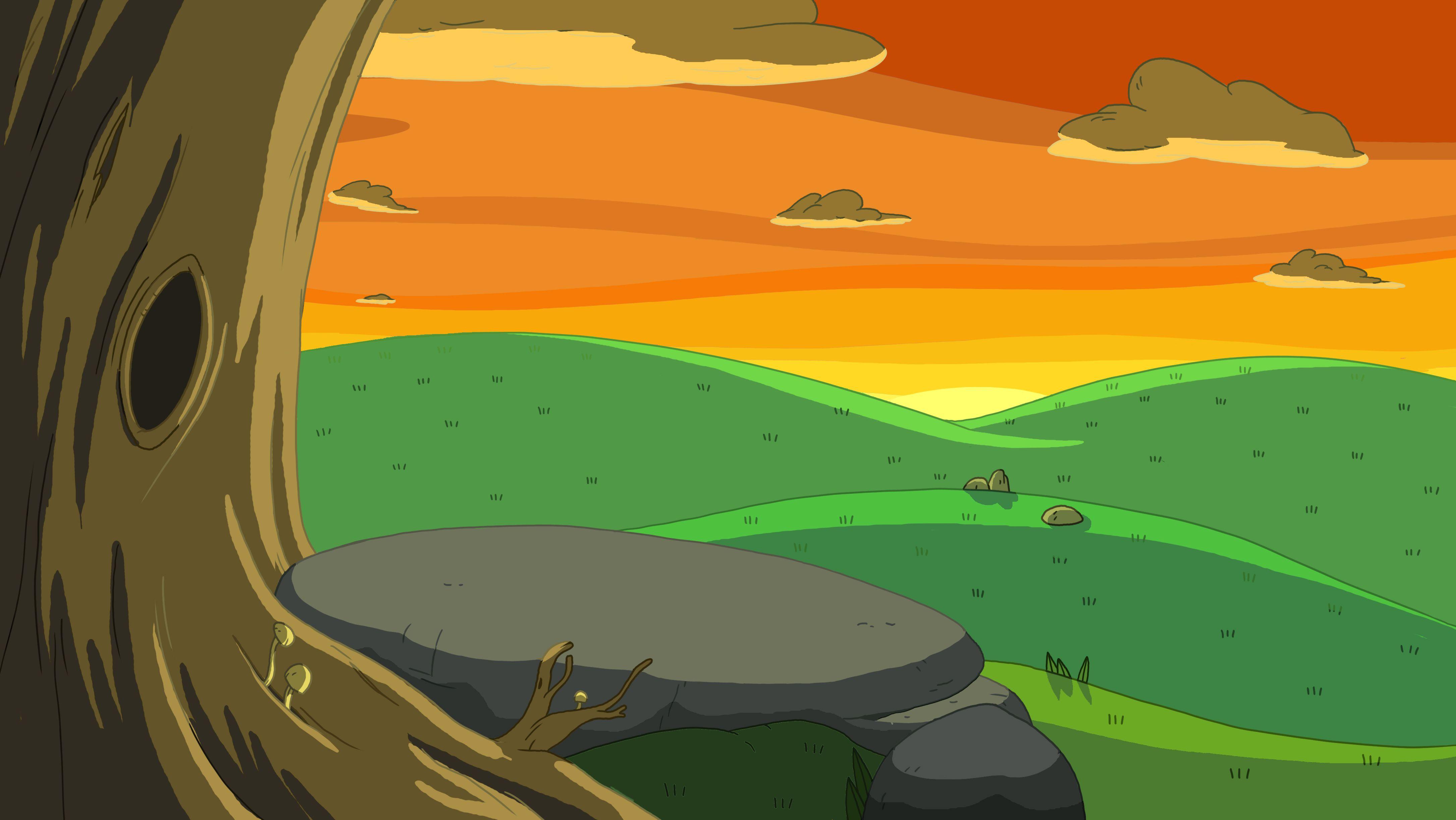 [18++] Stunning Adventure Time Background Scenery