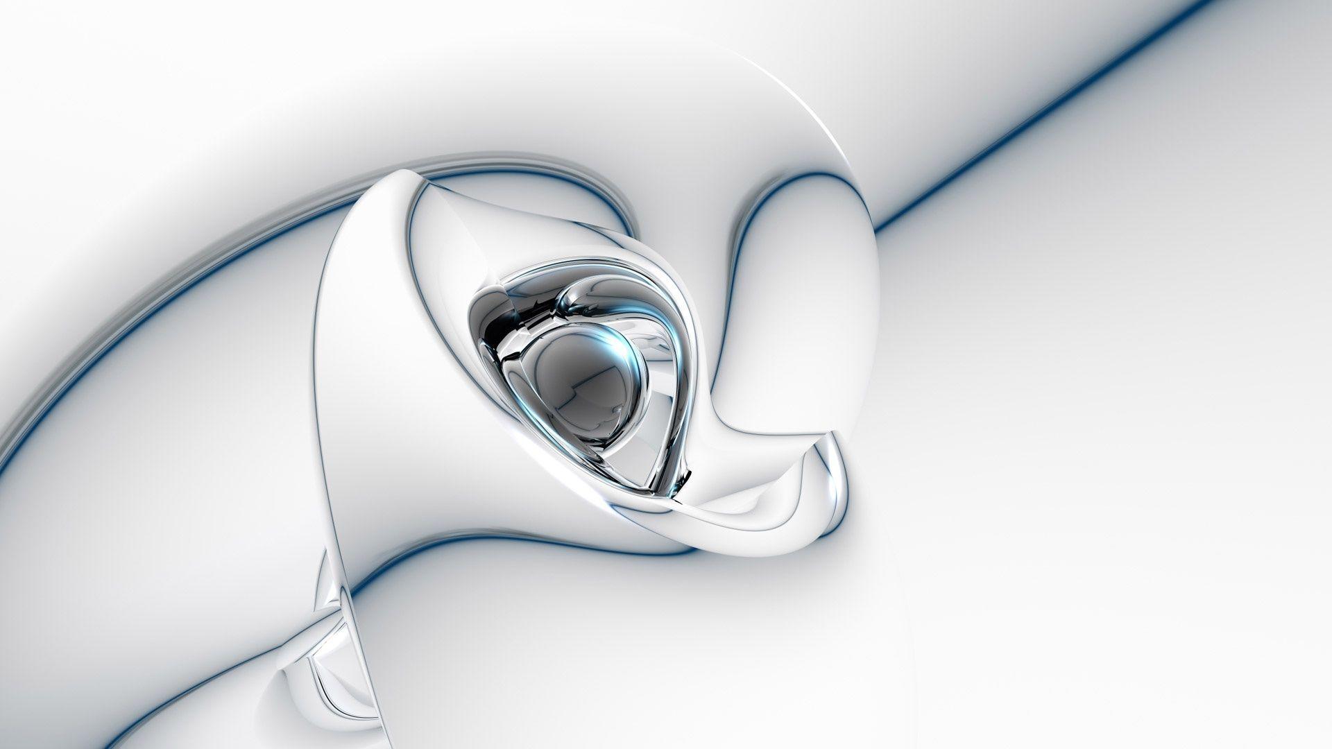 3d HD Wallpapers White Wallpaper Cave