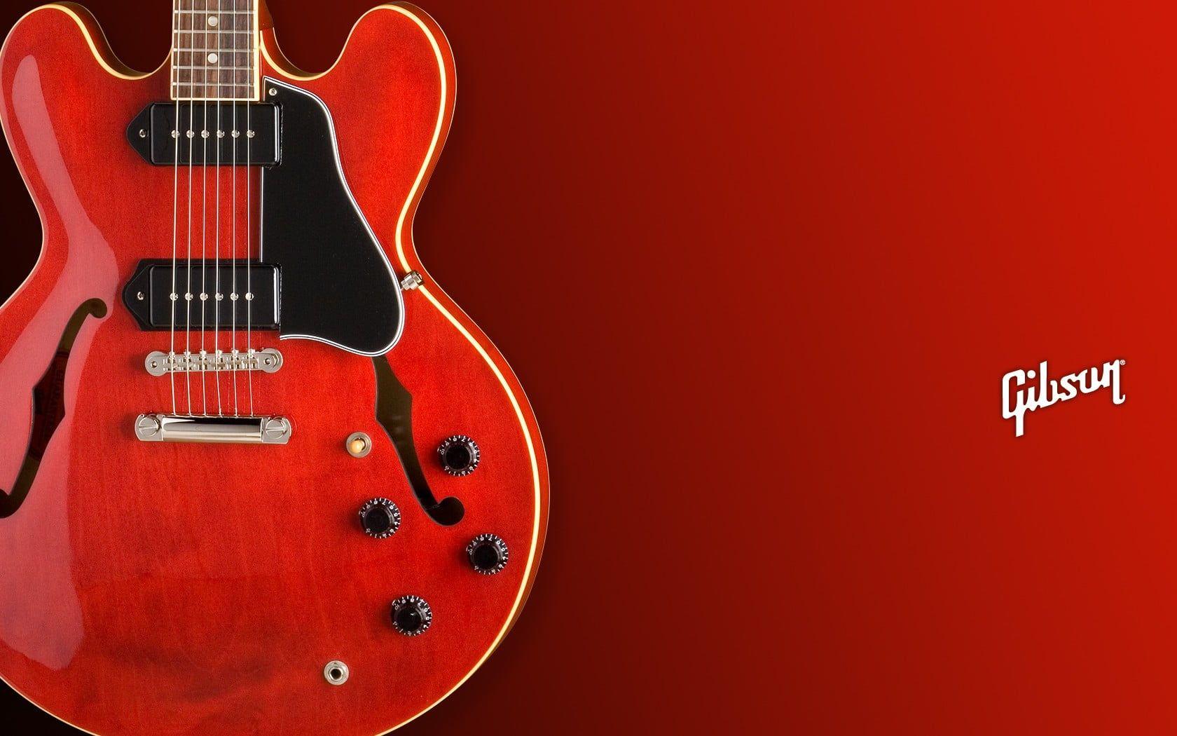 Guitar Red Wallpapers Wallpaper Cave