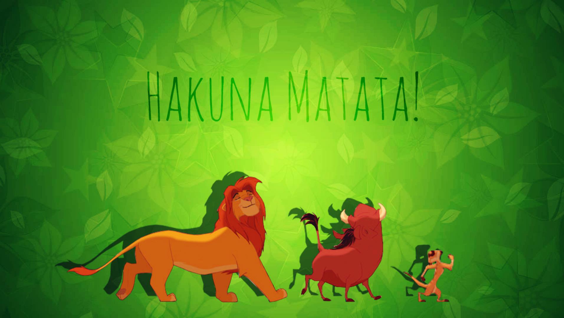 Lion King Hakuna Matata Wallpapers Wallpaper Cave
