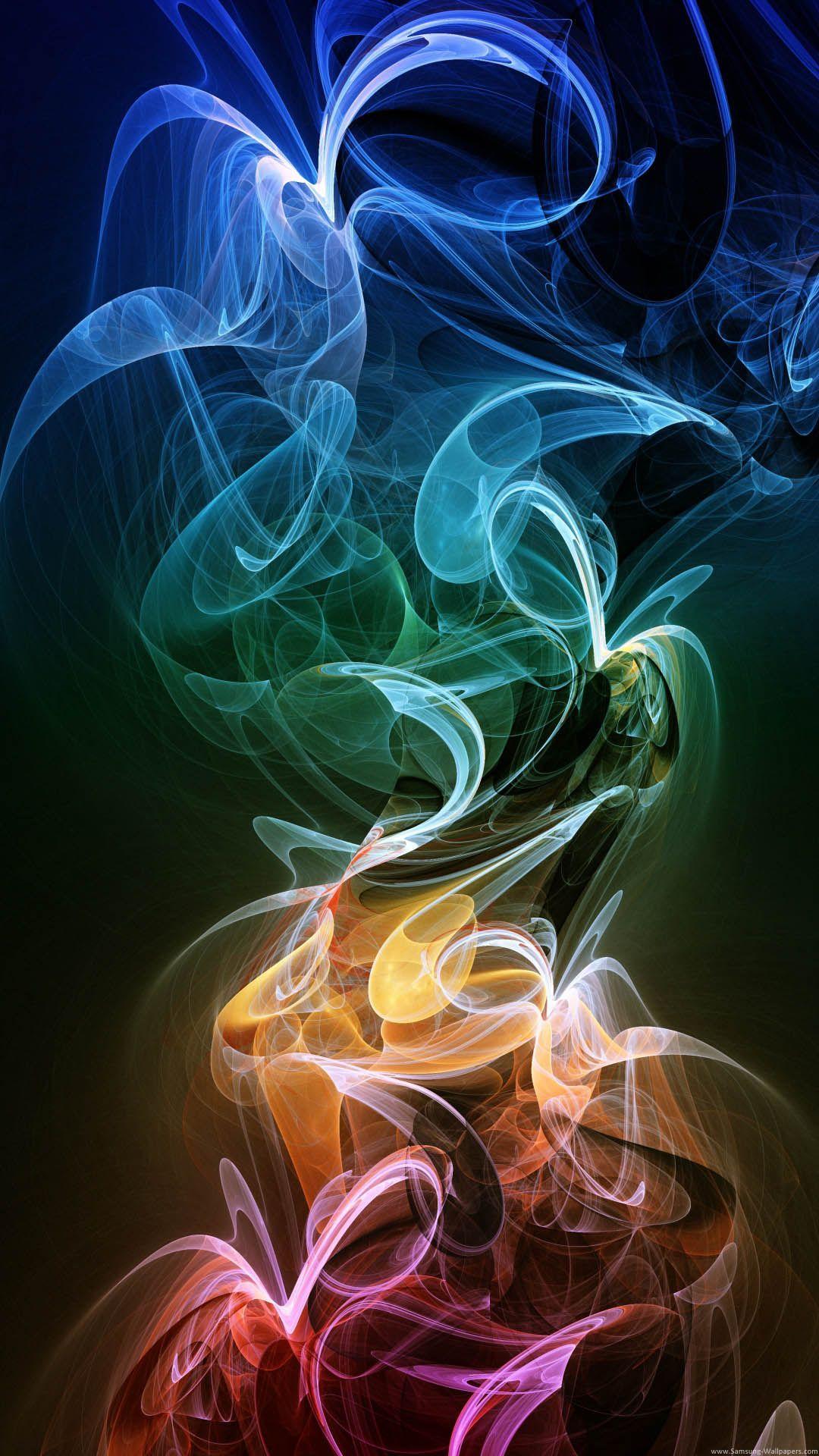 Neon Smoke Android Wallpapers Wallpaper Cave