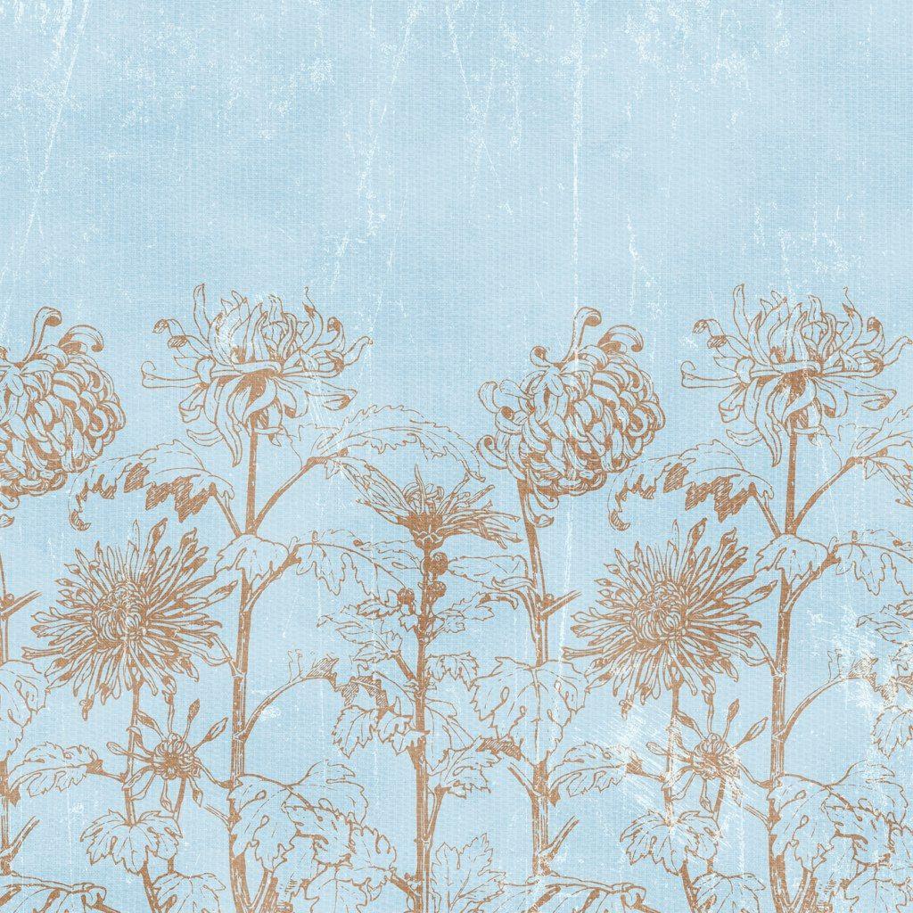 Vintage Blue Floral Backgrounds Wallpaper Cave