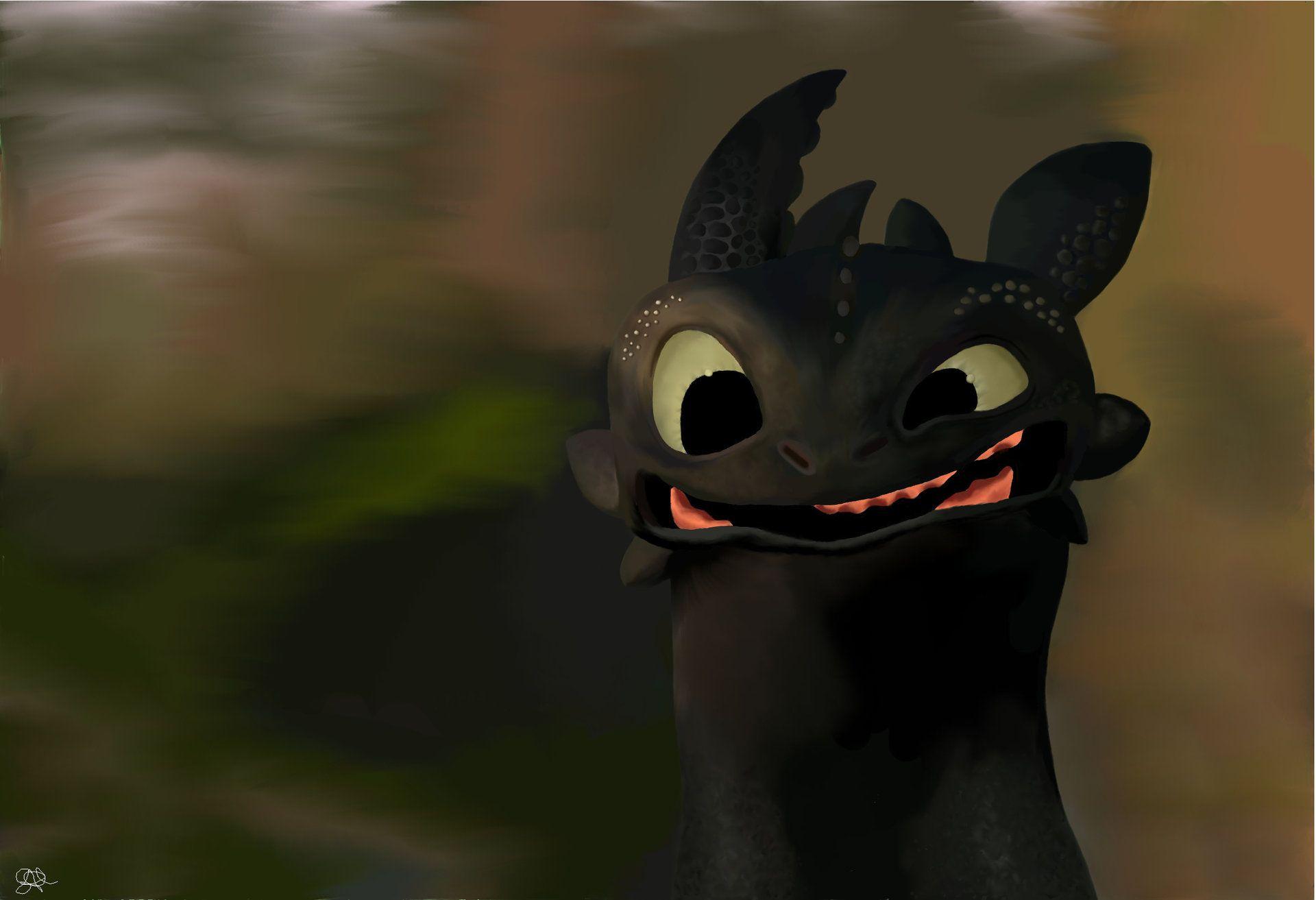 Toothless Smiling Wallpapers Wallpaper Cave