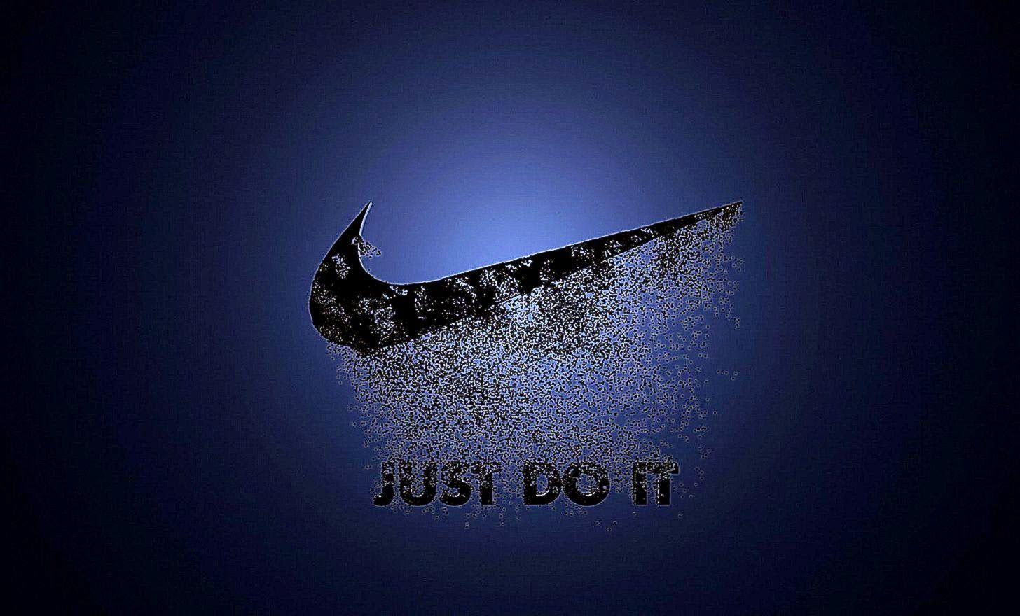 Nike Logo In Blue Backgrounds Wallpaper Cave
