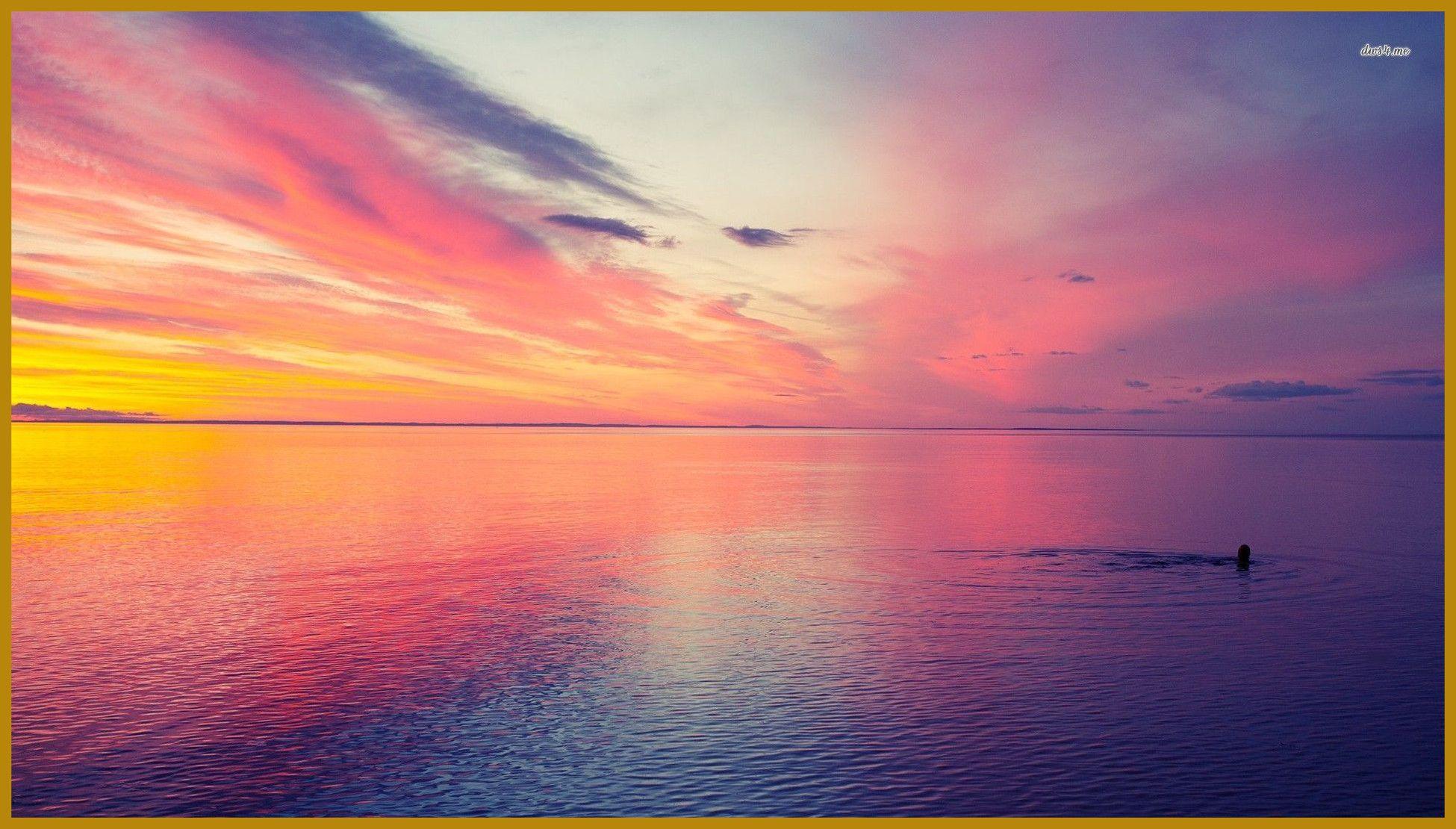 Pink Sunset Wallpapers Wallpaper Cave