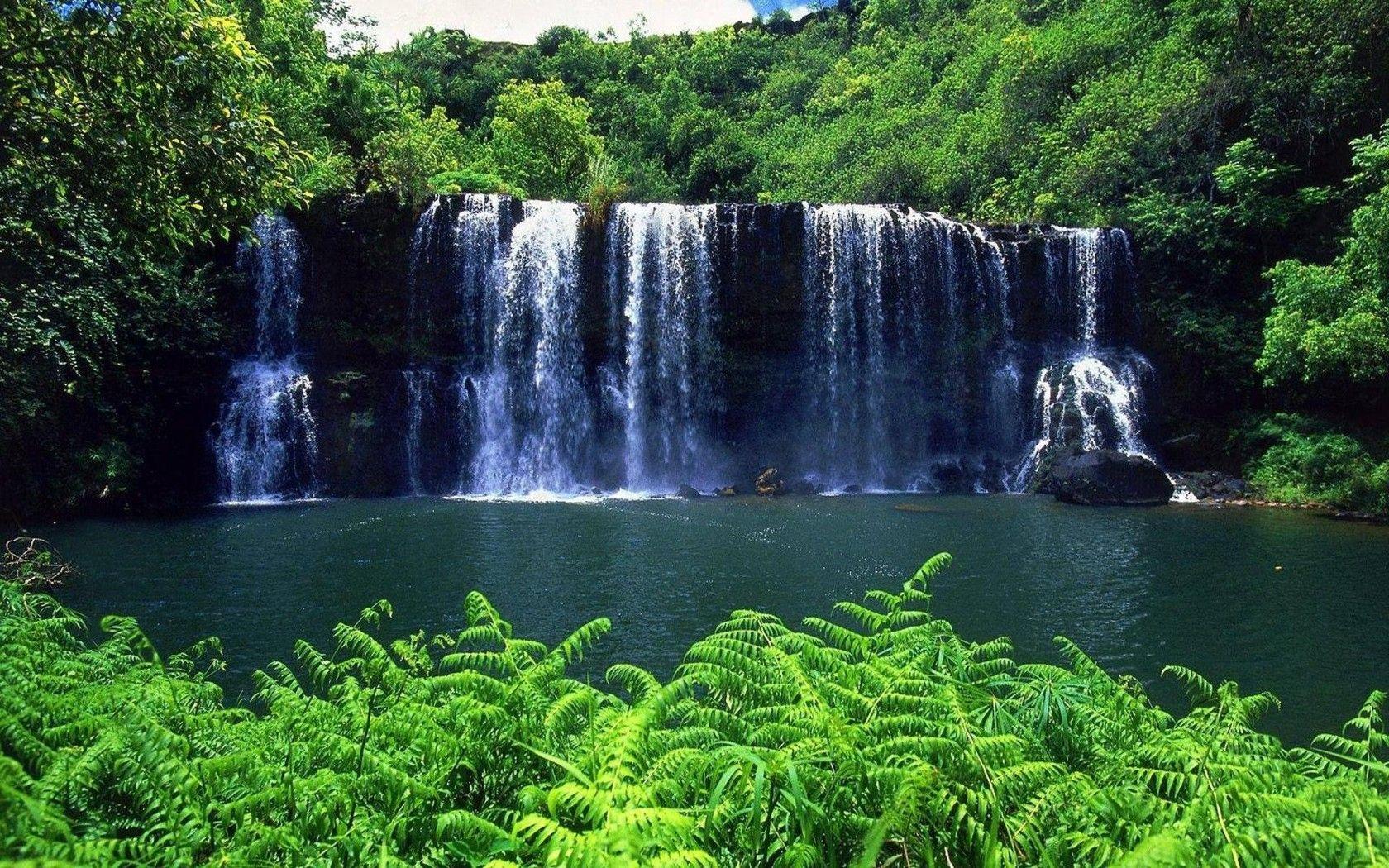 Tropical Waterfall Wallpapers Wallpaper Cave