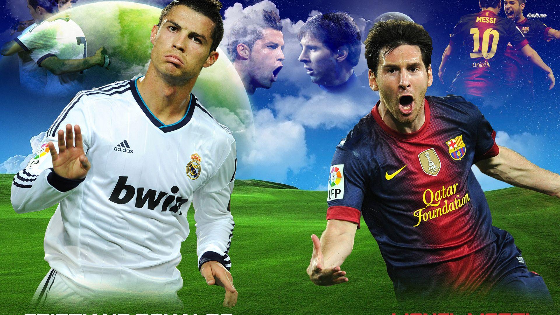 Messi Vs C.ronaldo Wallpapers Wallpaper Cave