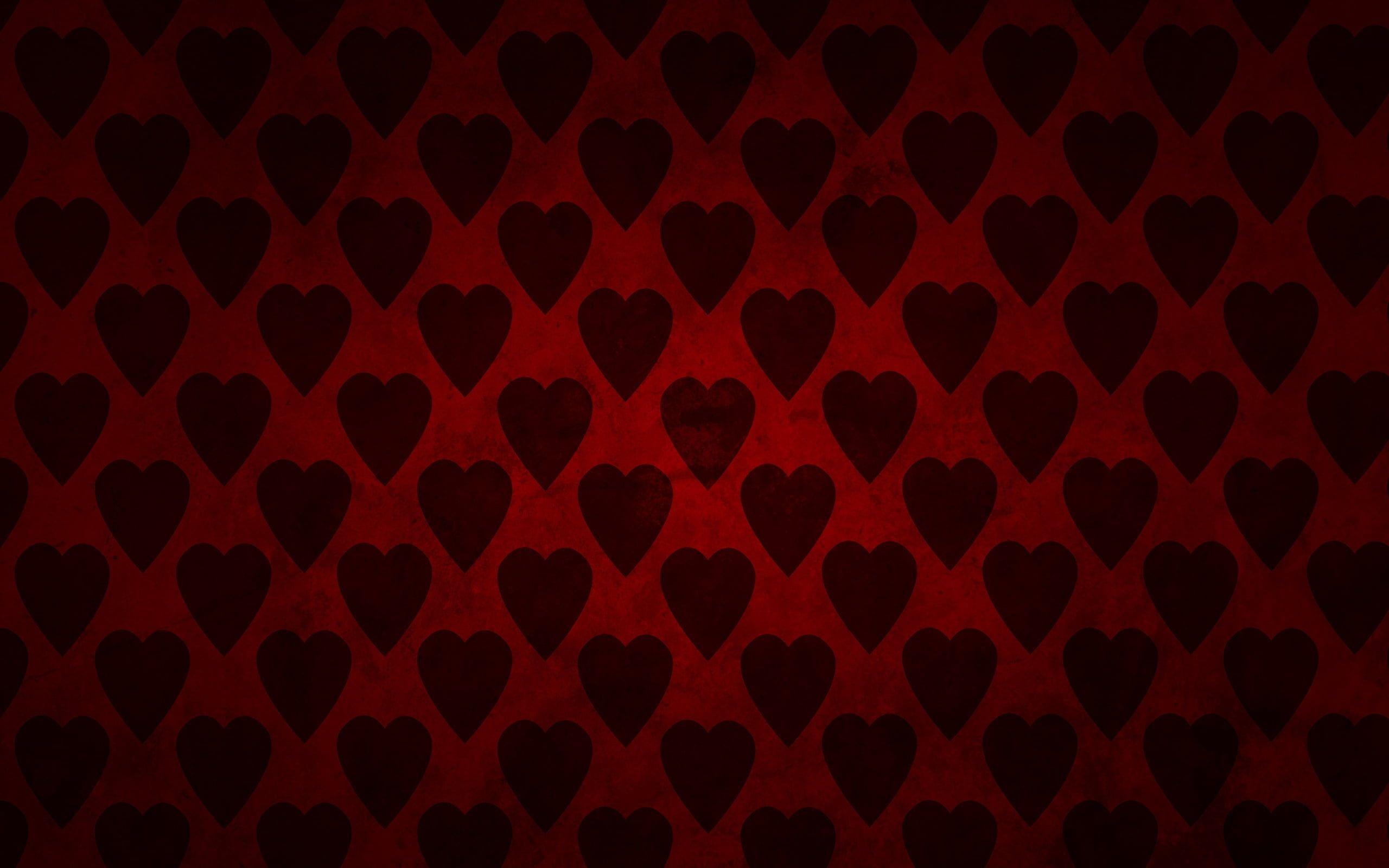 Black And Red Heart Wallpapers Wallpaper Cave