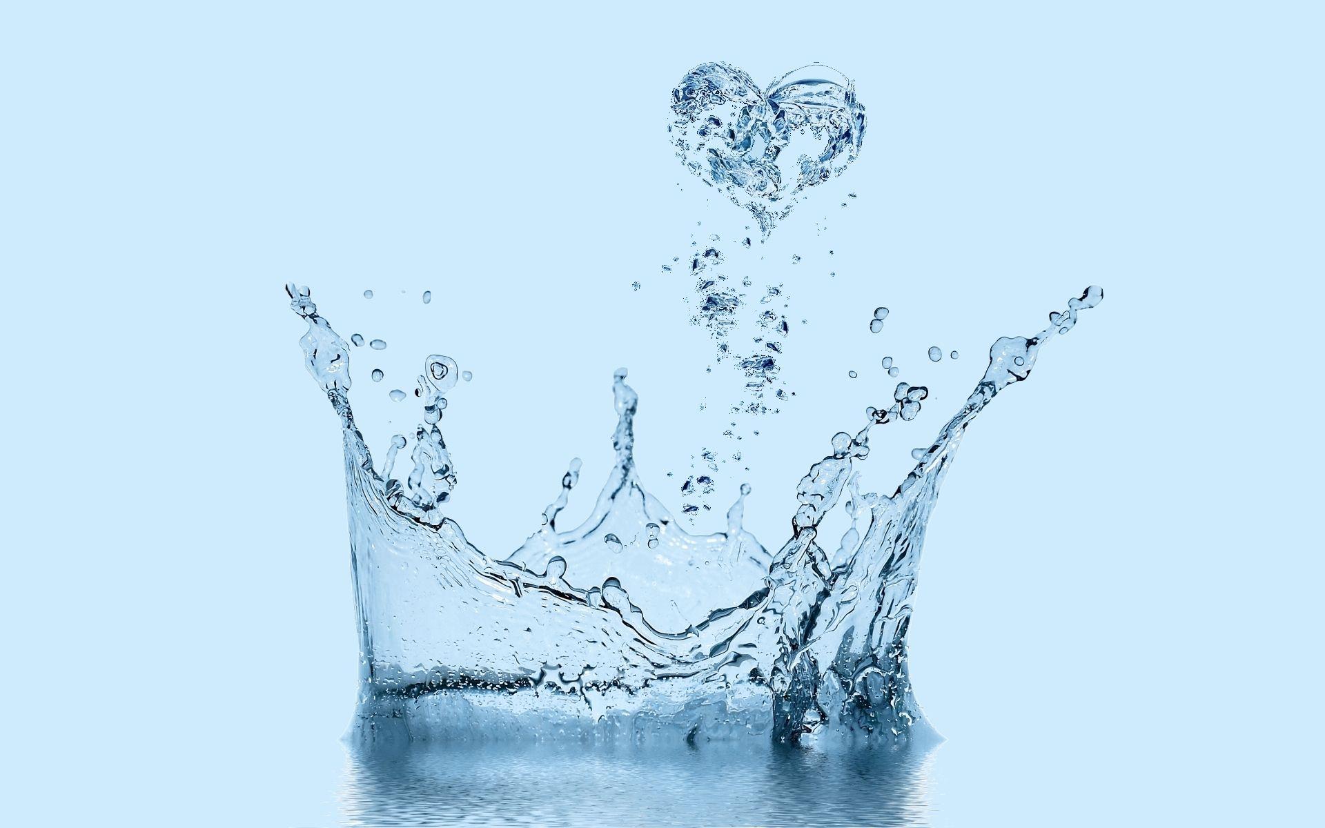 Water Drop Heart Wallpapers Wallpaper Cave