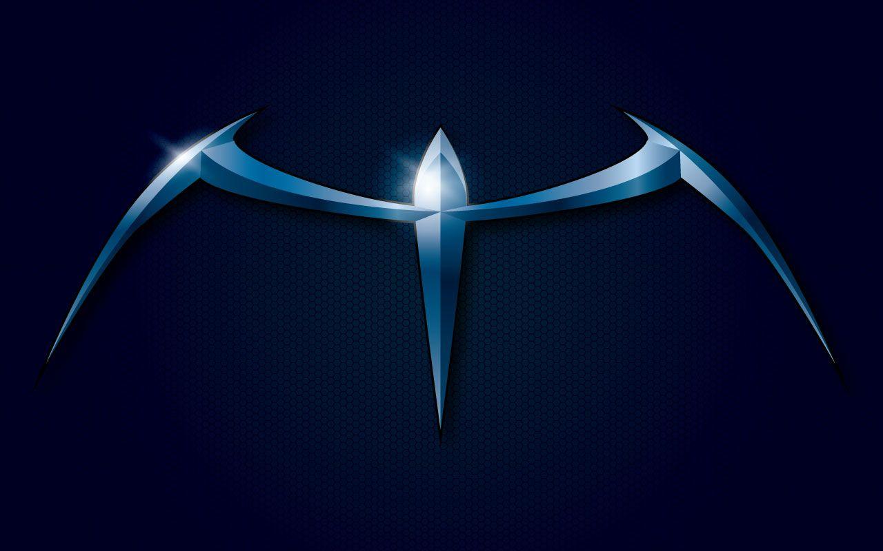 Nightwing Logo Wallpapers HD Wallpaper Cave