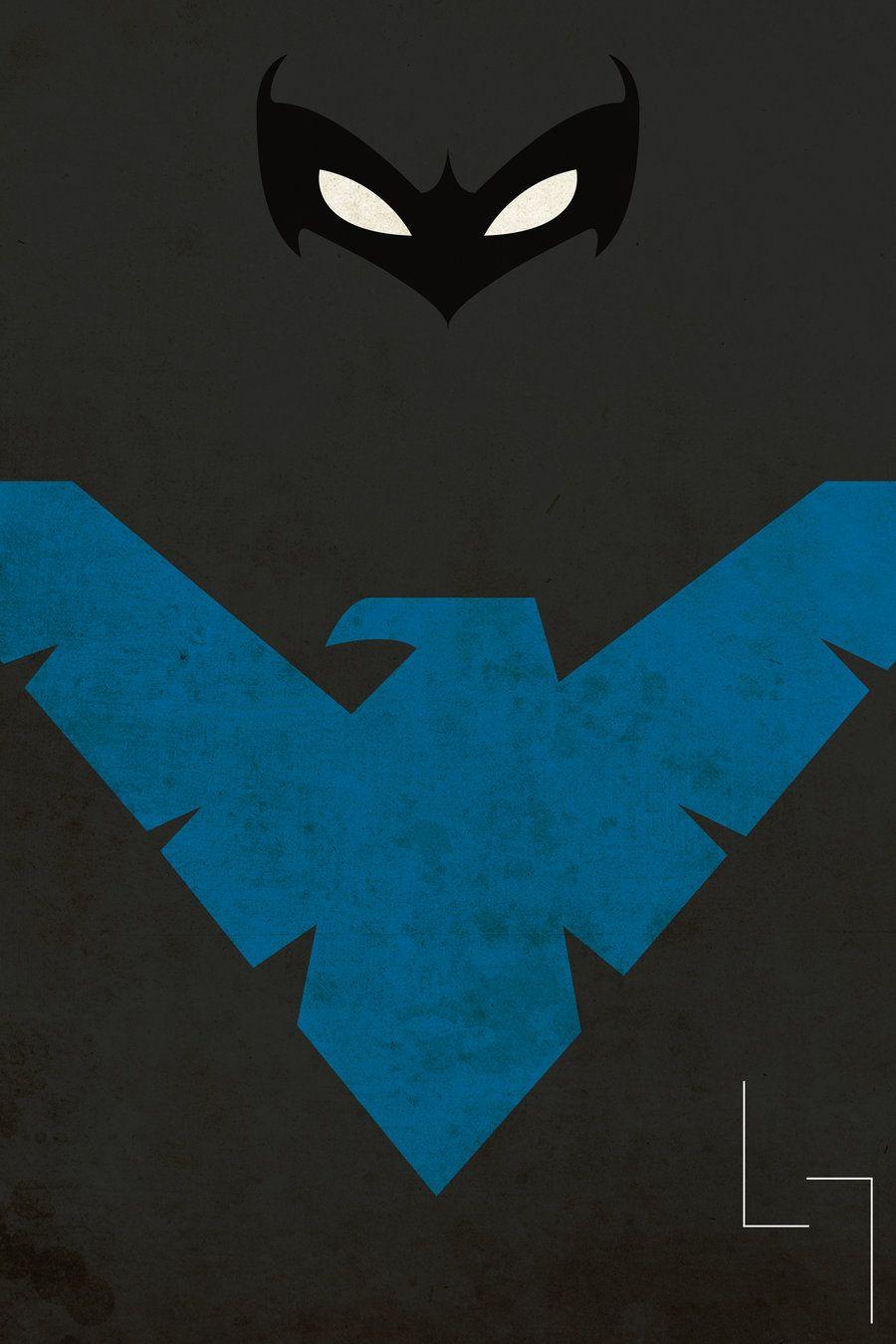 Nightwing Logo Wallpapers HD Wallpaper Cave
